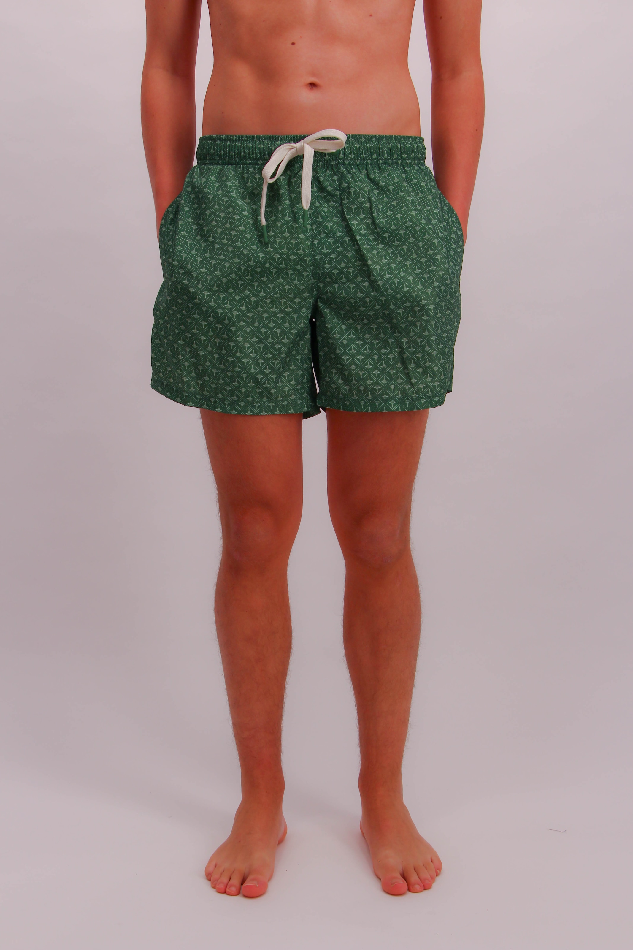 JOOP! Short de bain »Diamond Cornflower« Signature-Design, kleine Schlitze an den Beinen