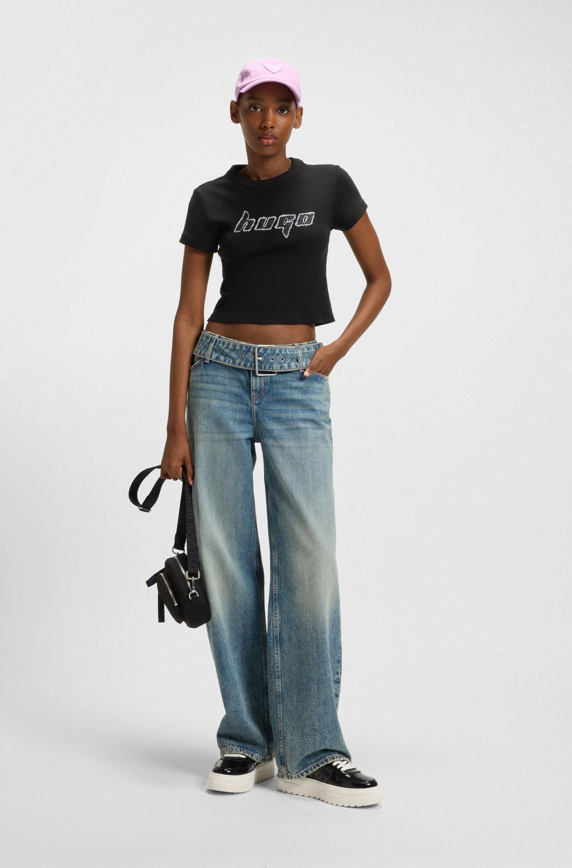 HUGO Blue T-shirt »Dalia« mit Grafik-Artwork