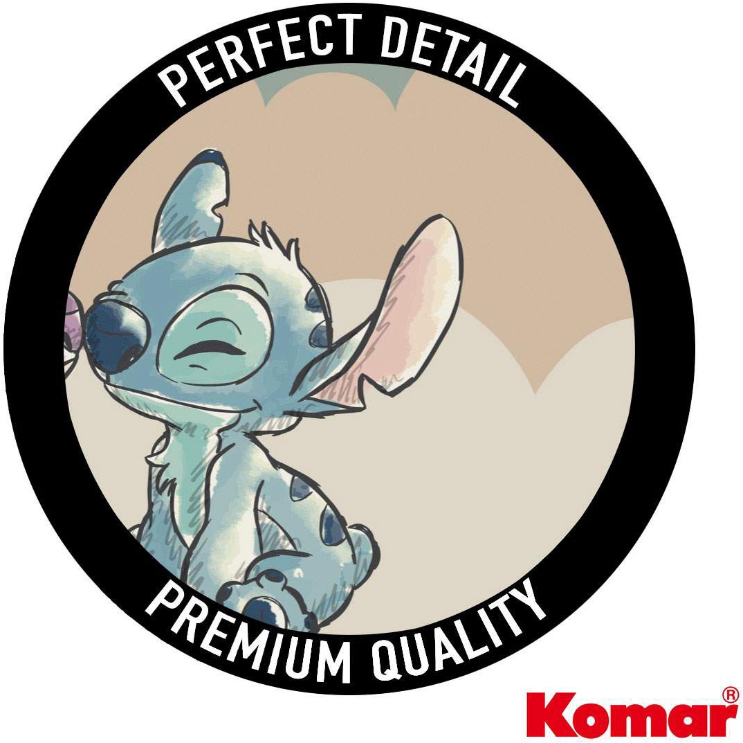 Komar Papier peint intissé »Disney Lilo and Stitch Cozy Clouds« imprimé lisse rouleau de 212 x 250 cm