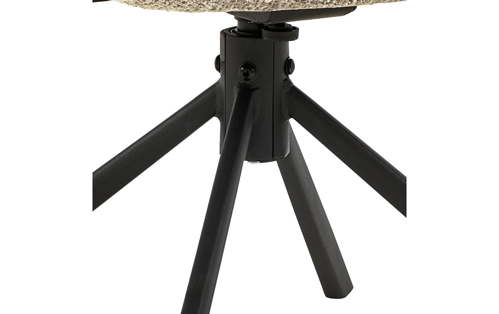 AC Design Esszimmerstuhl »Edgar, Polsterstuhl, Stuhl« (Set) 2 Stk.Stuhl, Stoff, L-Form, Armlehnen, Dreh- & Kippfunktion, FSC™