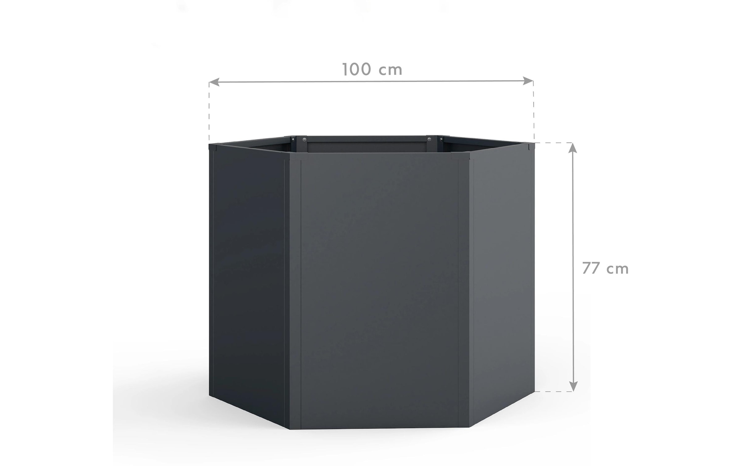 WESTMANN Lit surélevé »Varia 77« LxPxH : 100x100x77 cm