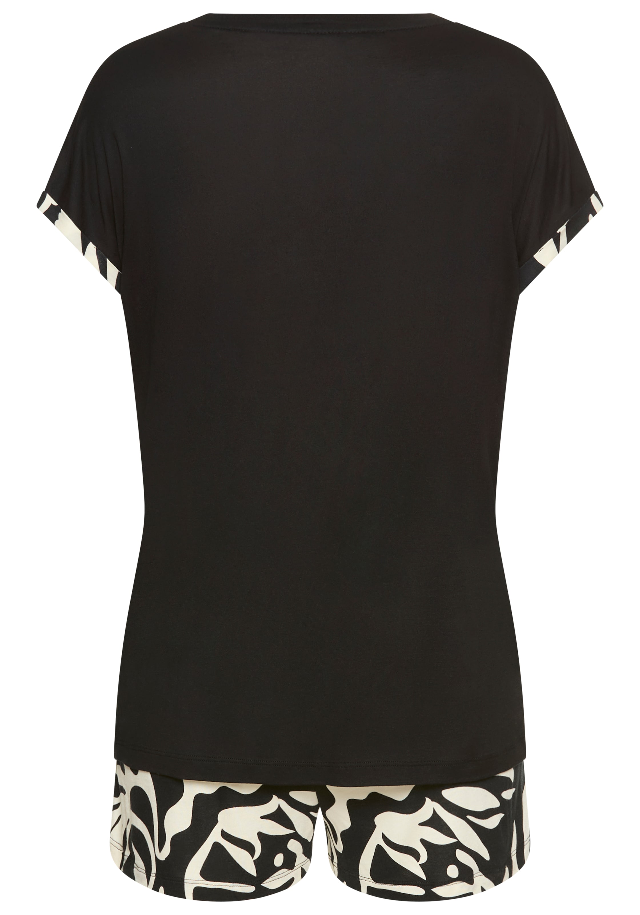 French Connection Shorty Ensemble, 2 im zeitlosen Schwarz-Weiss-Look