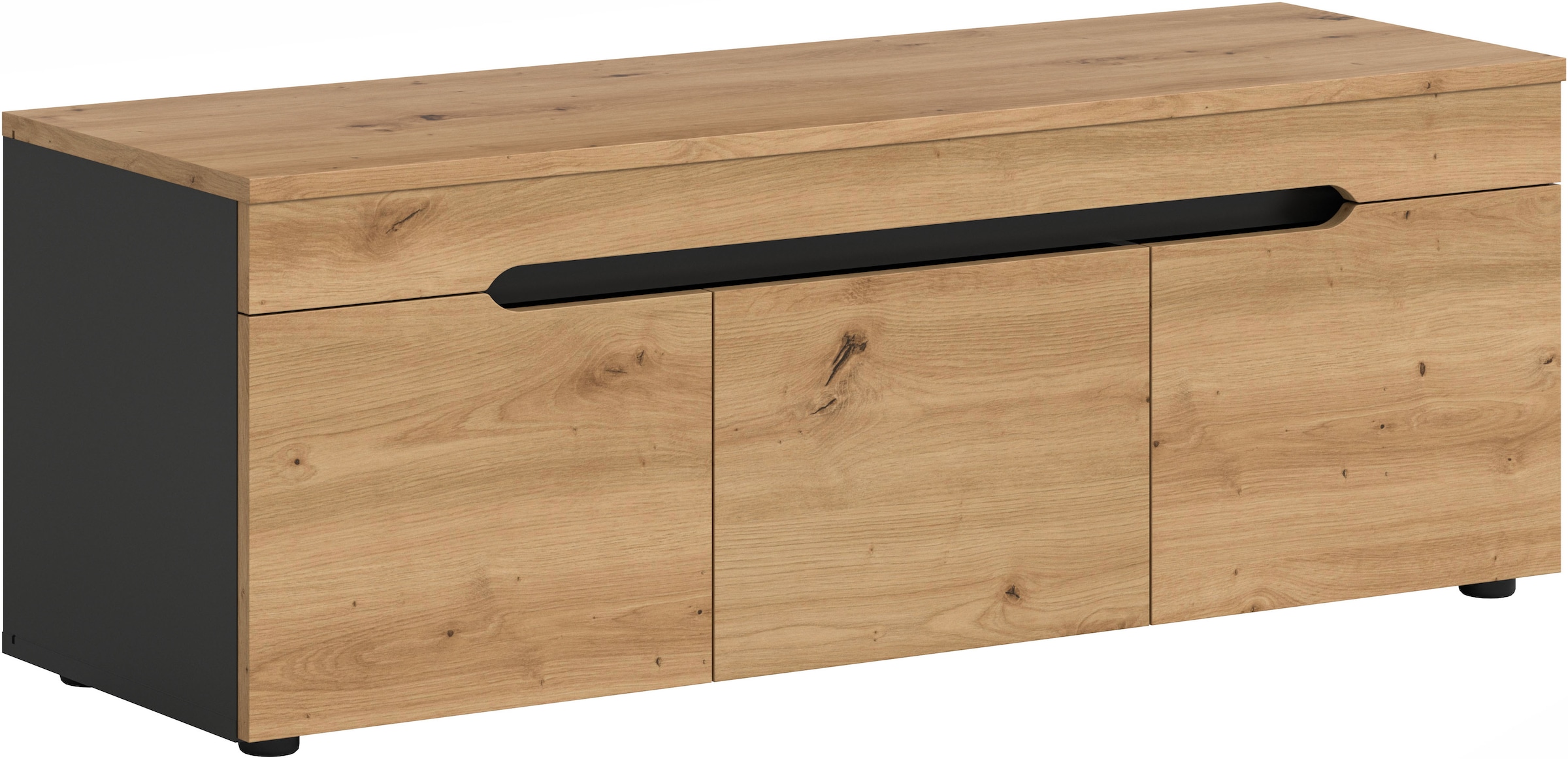 Home affaire Banc »REHAT, TOPSELLER!, Breite 120cm, 3 Türen, 4 Fächer« Platz für ca. 10 Schuhpaare,  Garderobenbank, Flurbank, Dielenbank, Bank mit Stauraum, Bank