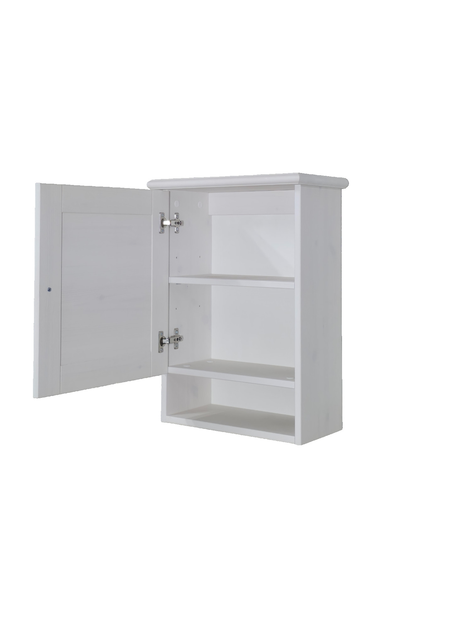 GOODproduct Hängeschrank »Rauna« aus massiver Kiefer, Breite 44 cm, Rillenoptik, made in EU
