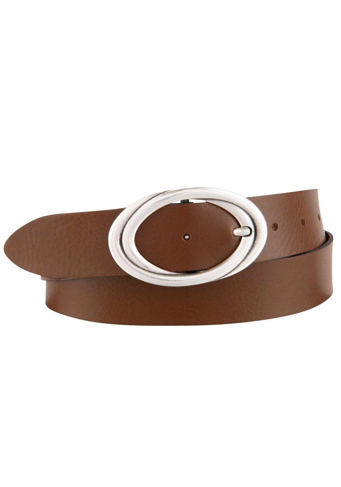 BERND GÖTZ Ledergürtel mit geschlungener Ovalschliesse