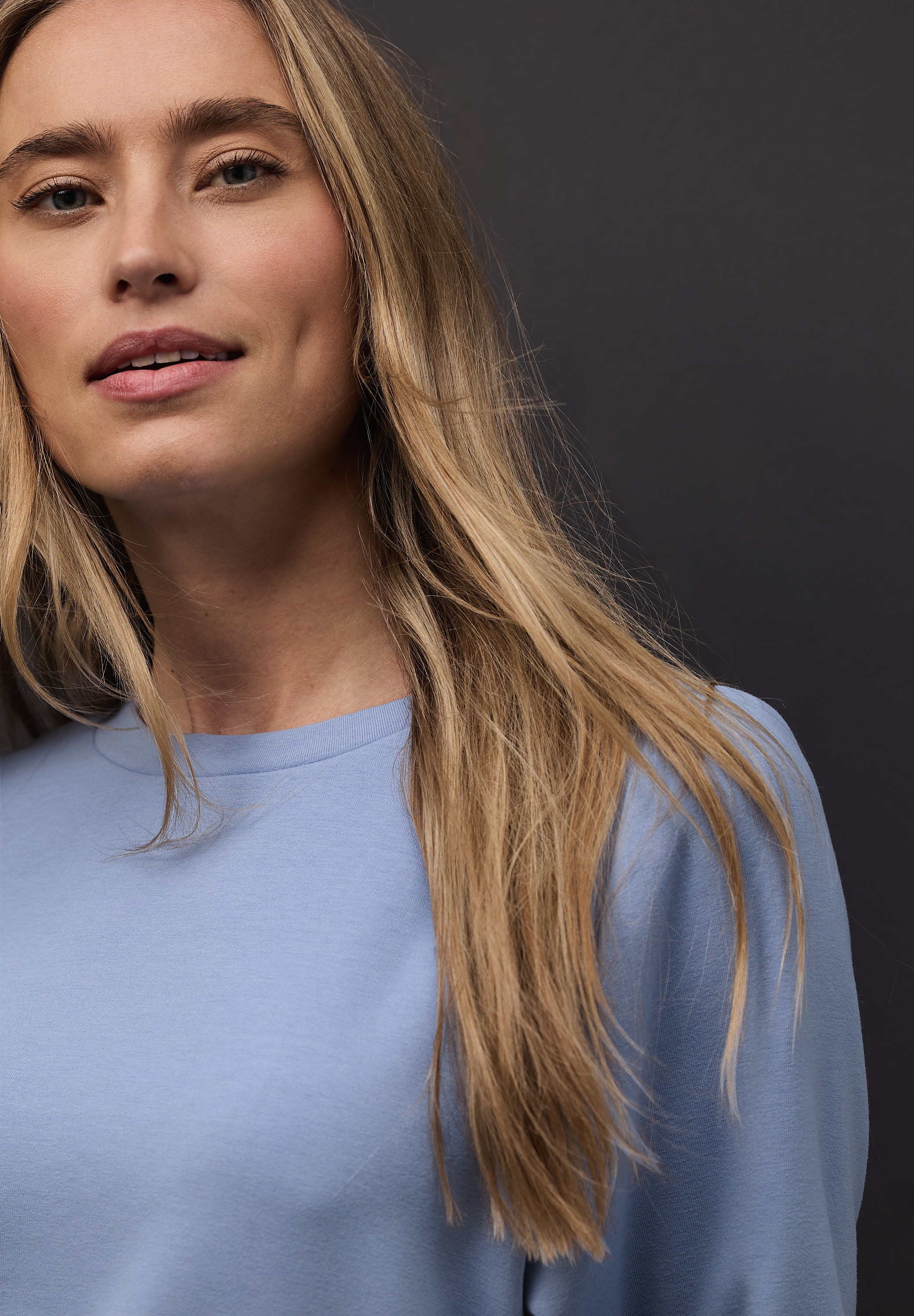 STREET ONE T-shirt à manches 3/4 mit elastischem Bündchen