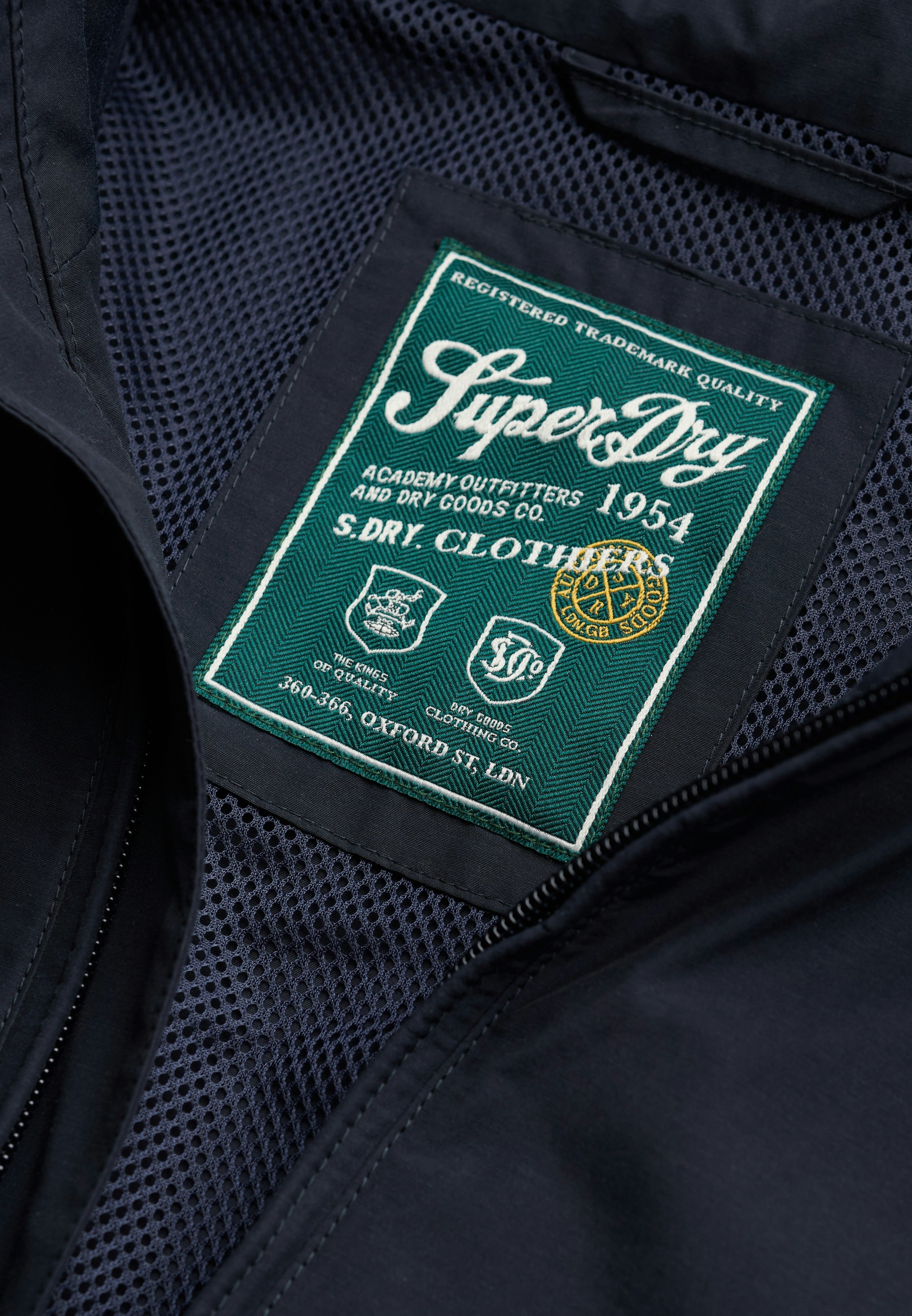 Superdry Parka »SPORTS JACKET« avec étiquette de marque, en polyester et fibre synthétique, coupe décontractée