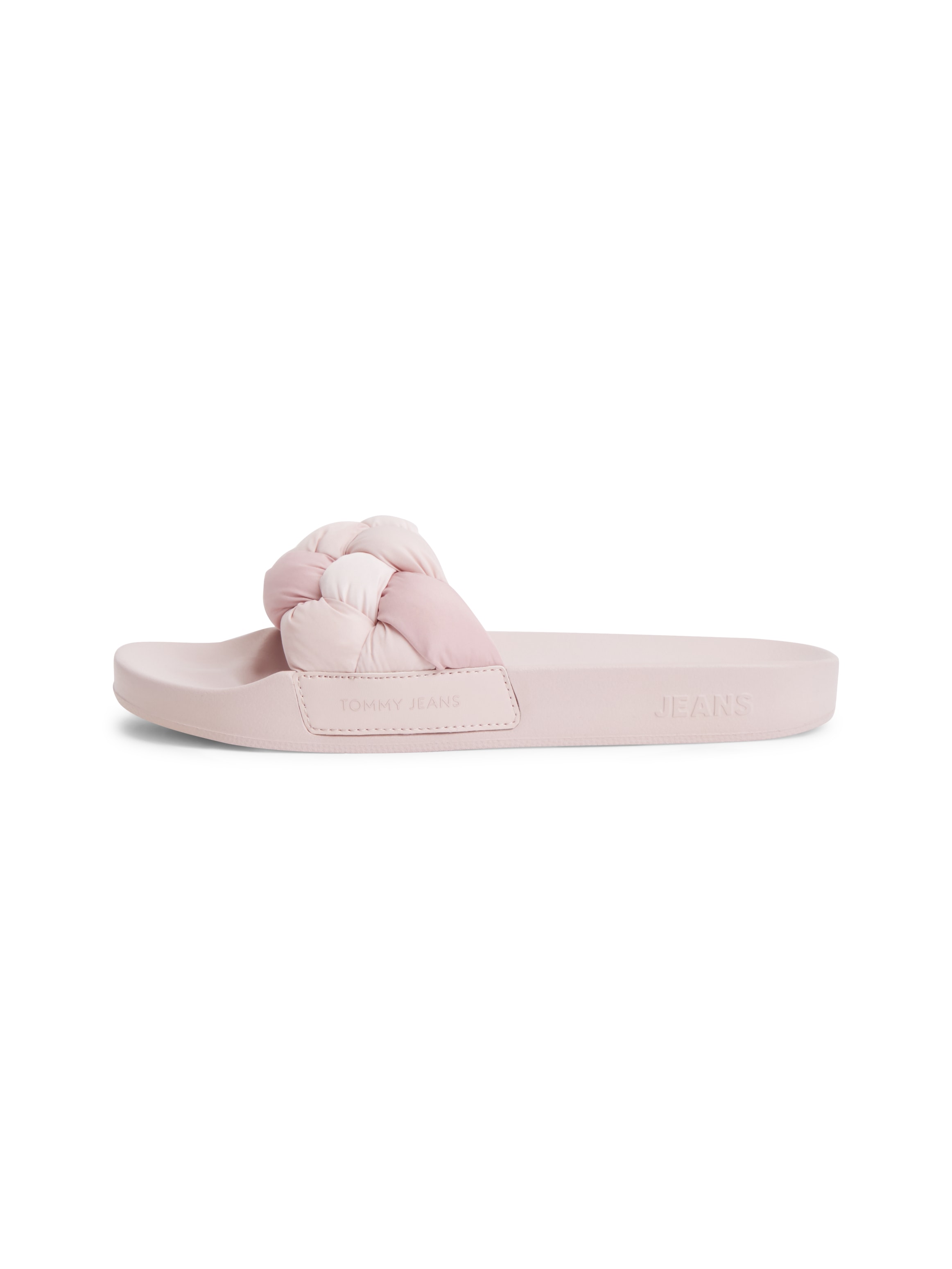 Tommy Jeans Pantolette »TJW BRAIDED SLIDES«  Chaussure d'été, chaussure à enfiler, chaussure de plage avec bande tressée