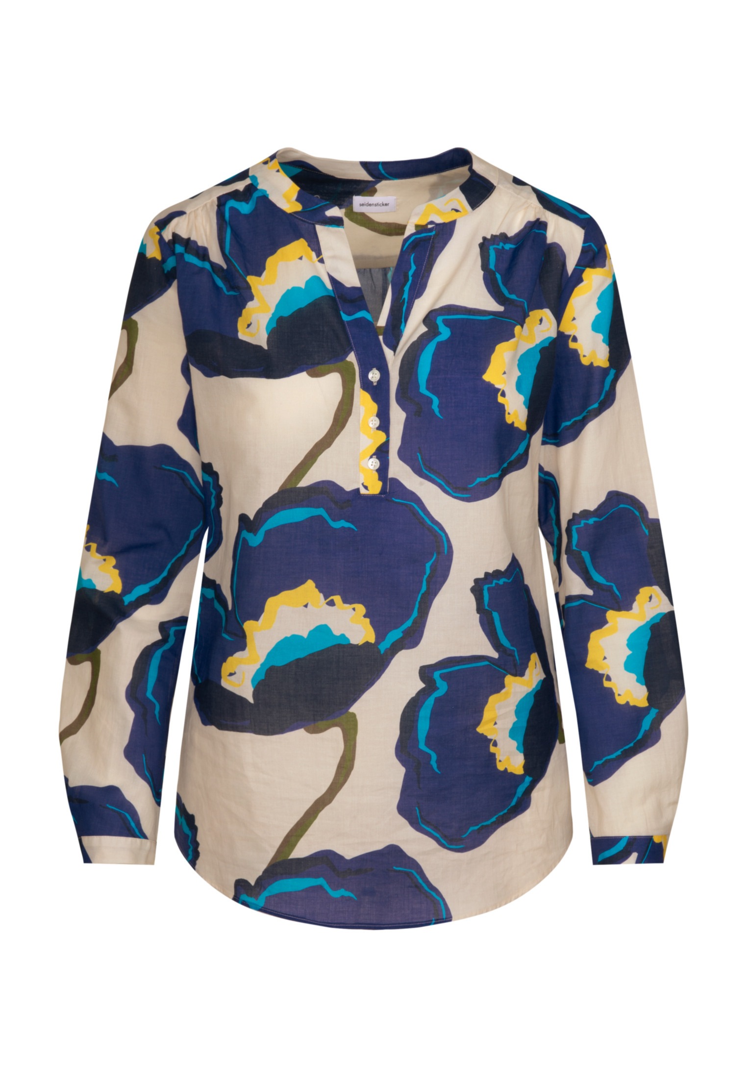 seidensticker Klassische Bluse »Schwarze Rose« Tunika Floral