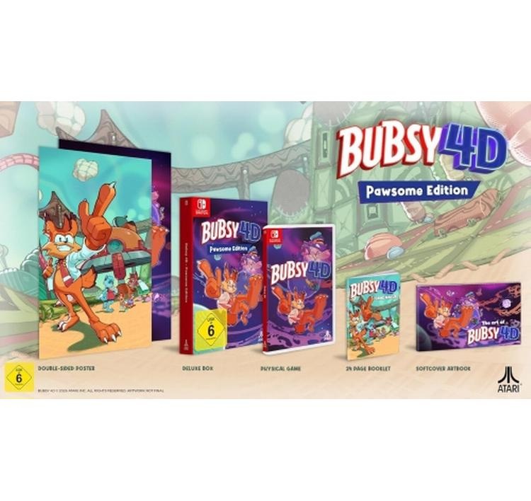   Logiciel de jeu »Atari Games Bubsy 4D Pawsome Edition (Box)« Nintendo Switch