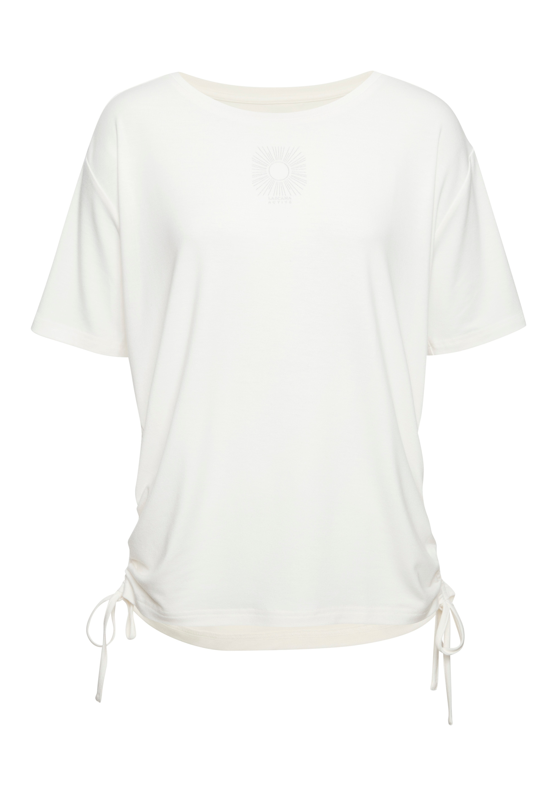 LASCANA ACTIVE Chemise Yoga & Relax avec fronces latérales