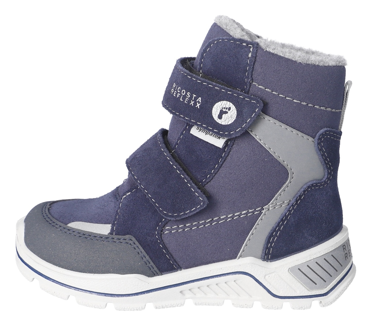 Ricosta Winterstiefel »JANEK 50 WMS: weit«  Snowboots, Klettstiefel mit Sympatex, Grössenschablone zum Download
