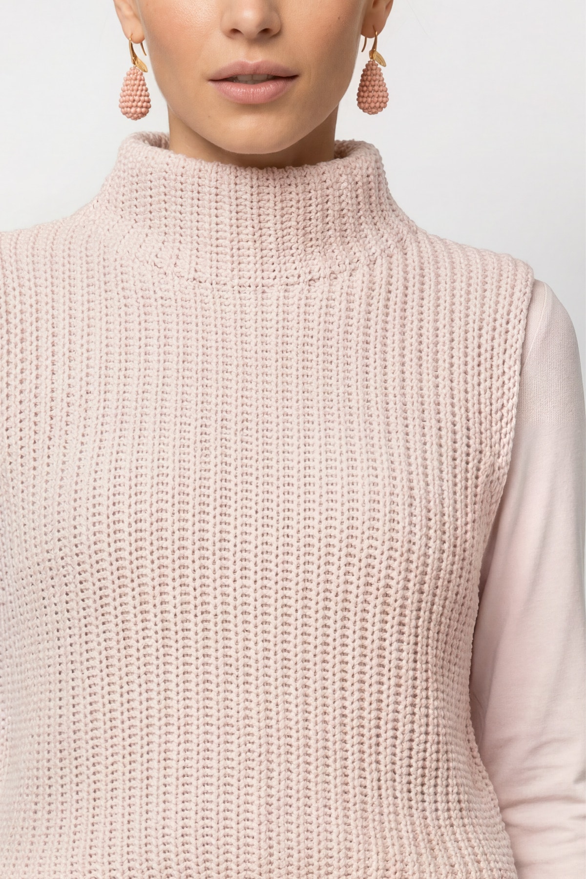 Monari Pullunder »Pullunder Basic Chenille« Regular fit mit Stehkragen