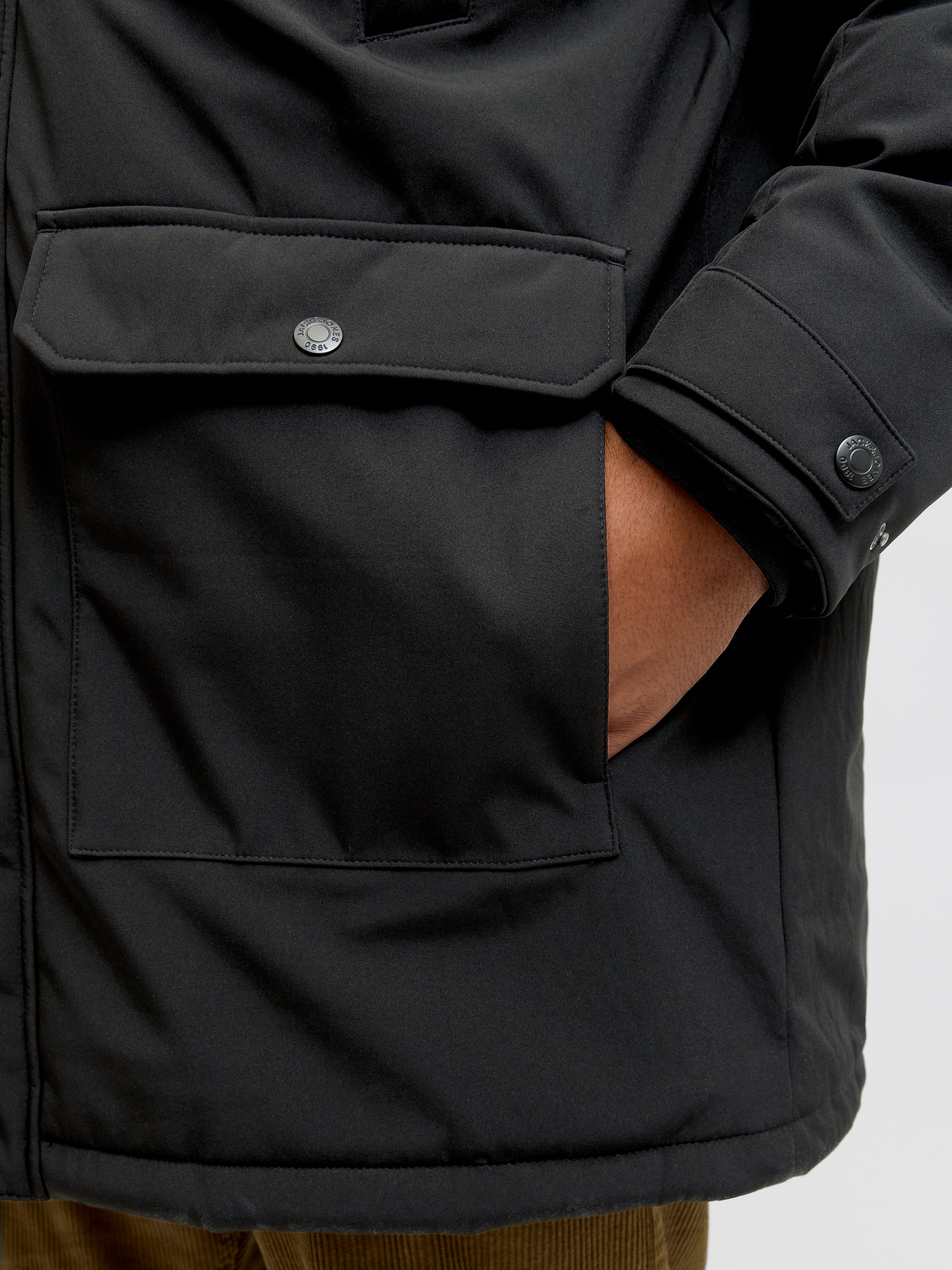 Jack & Jones PlusSize Parka »JJFINN SOFTSHELL PARKA PLS« mit Kapuze