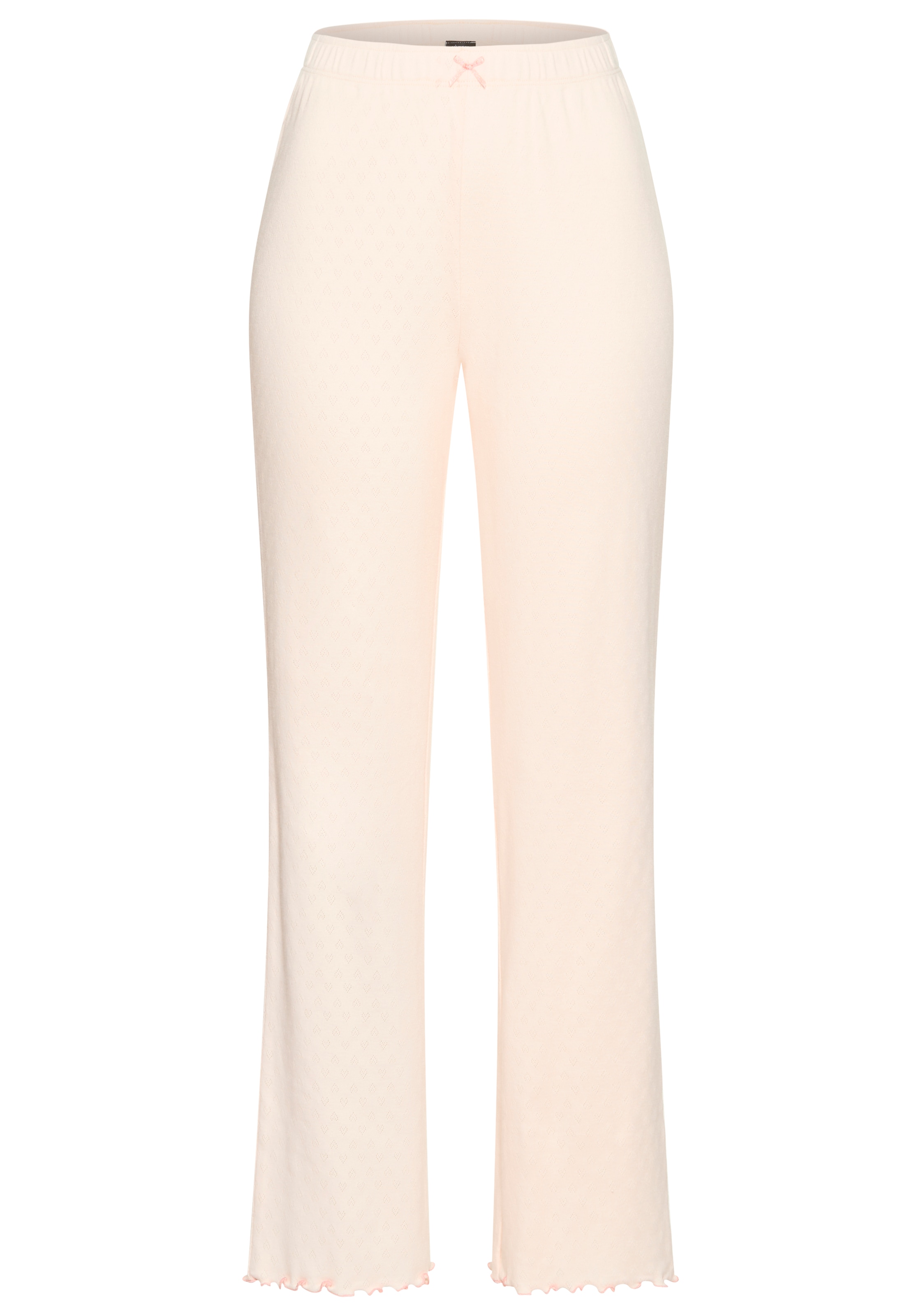 Vivance Dreams Pyjama 2 mit romantischem Ajour Muster