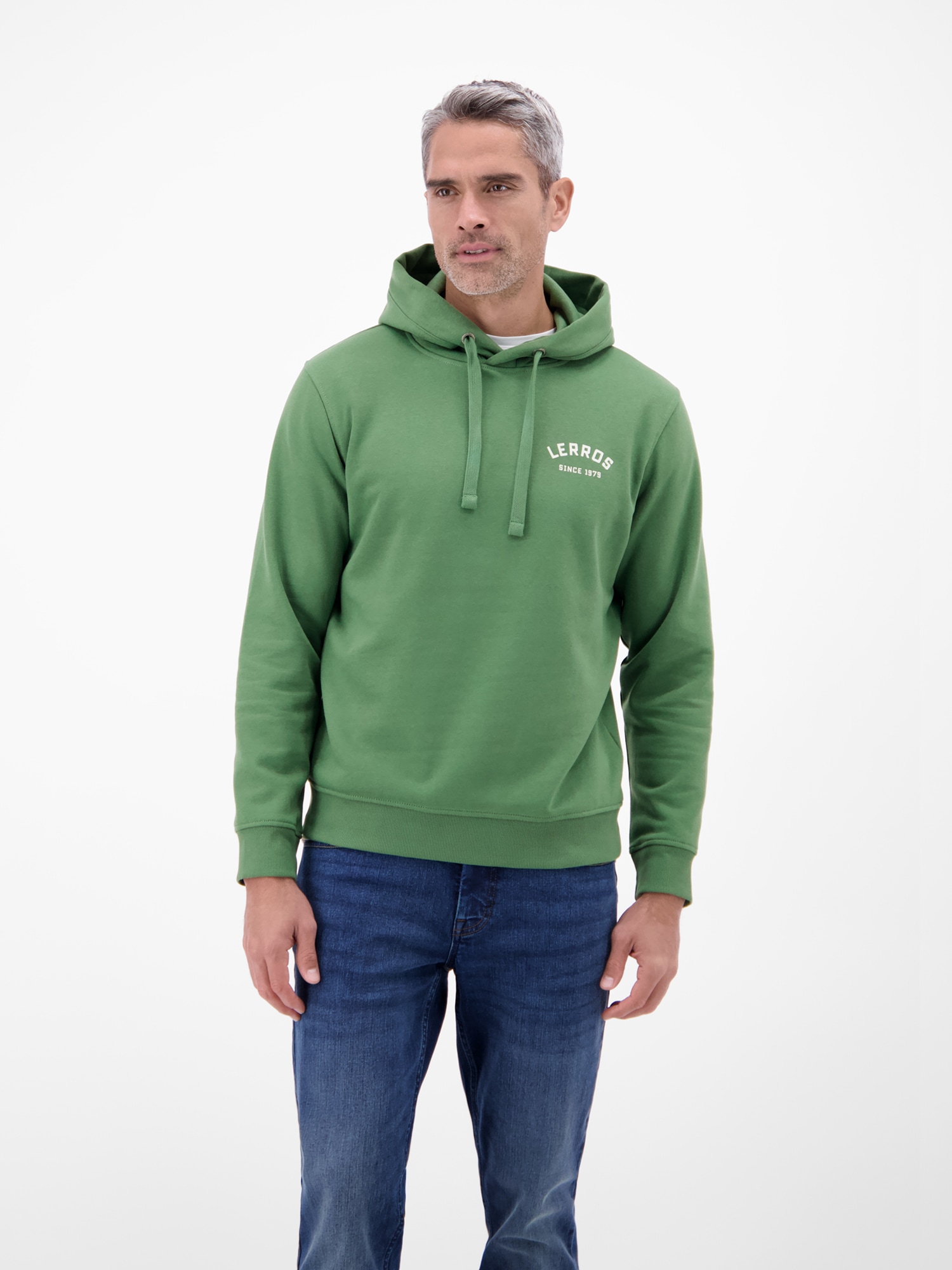 LERROS Hoodie »Sweatshirt Hoodie mit Kapuze mit Tunnelzug«, Tissu mélangé coton doux pour un grand confort de port
