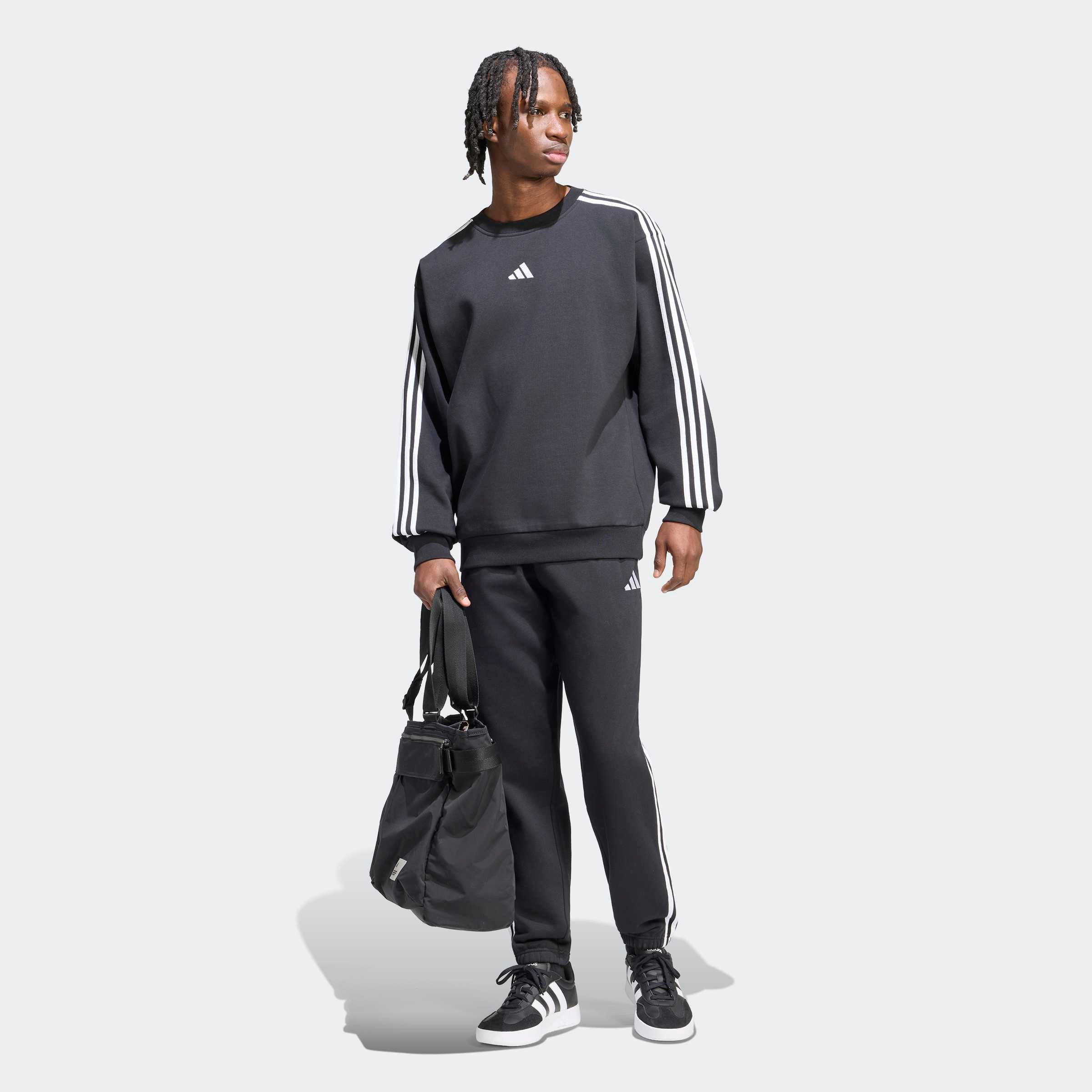 adidas Sportswear Sweat-shirt »ESSENTIALS 3-STREIFEN FLEECE«
