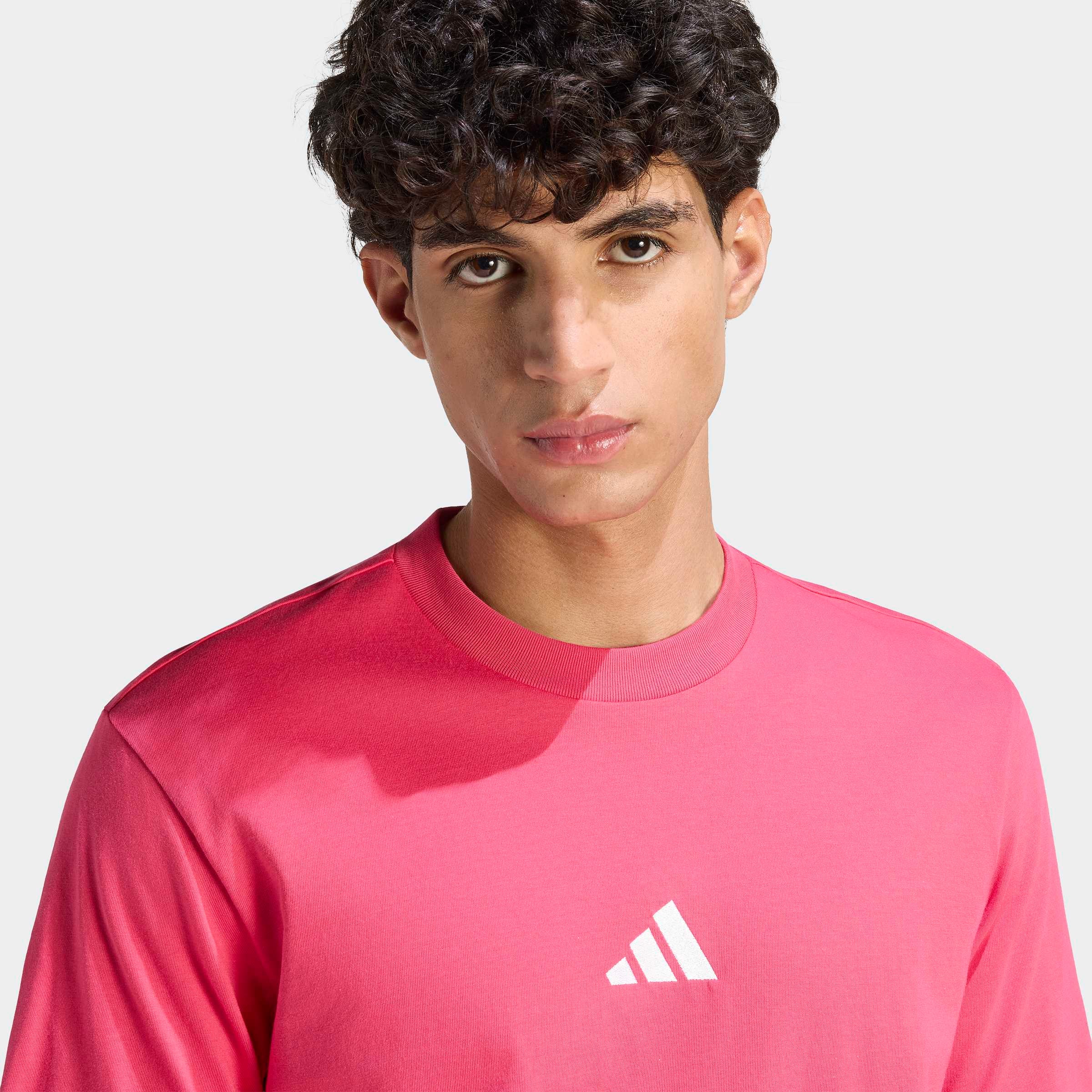 adidas Sportswear T-shirt »ESSENTIALS SMALL LOGO SINGLE JERSEY« t-shirt sportif à manches courtes, col rond