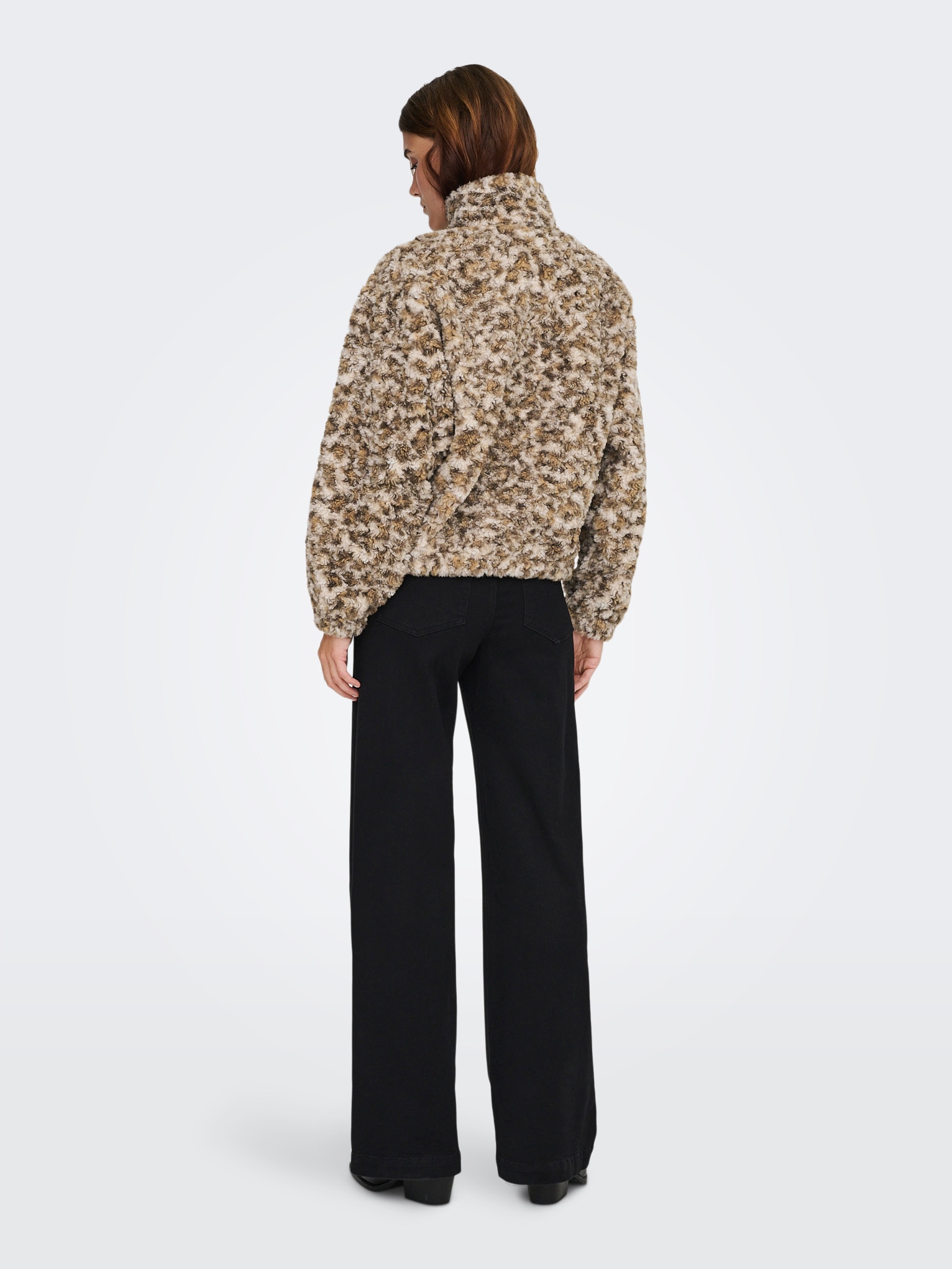 ONLY Veste sweat »ONLXENA L/S TEDDY BOX SWT«