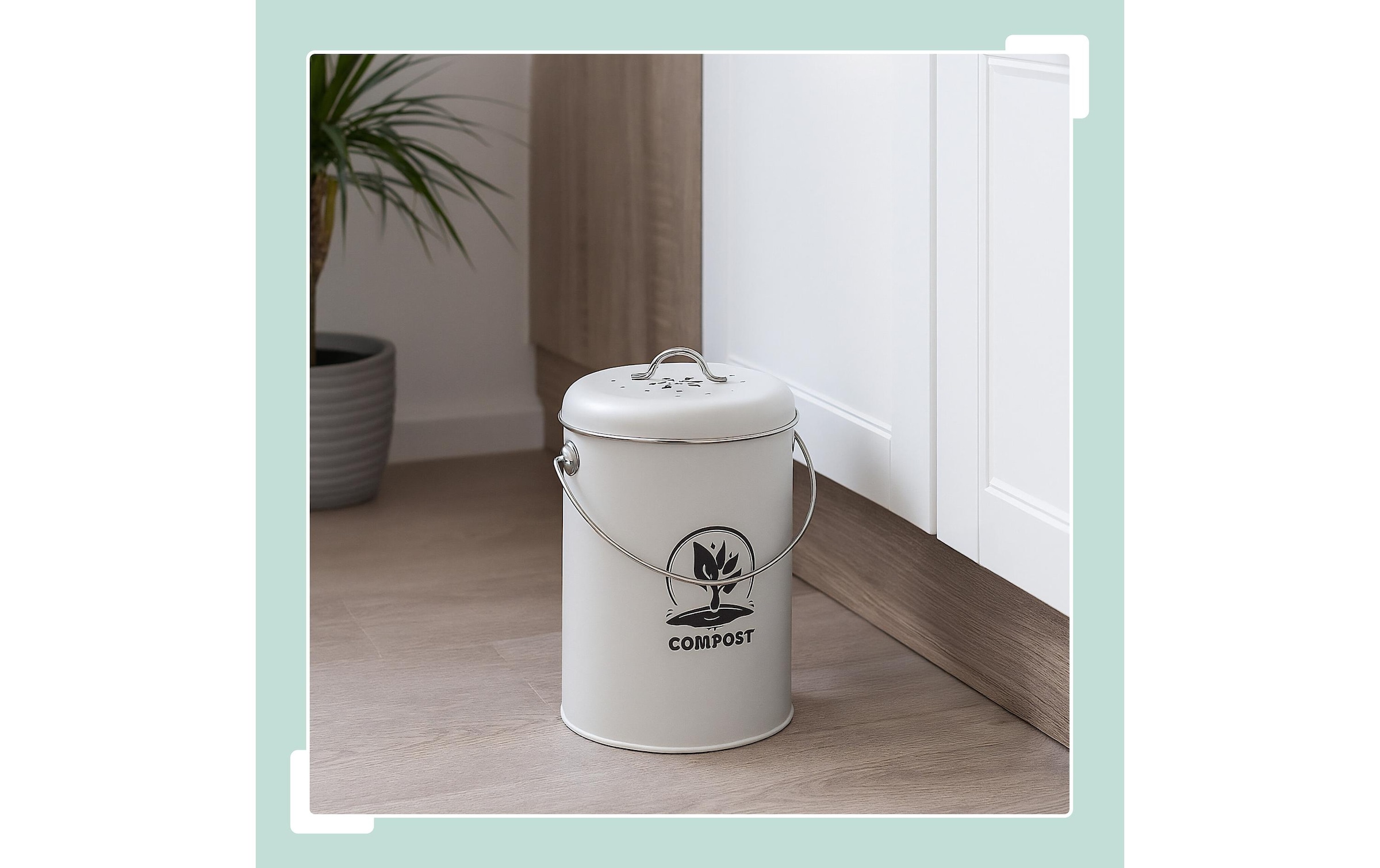 relaxdays Biomülleimer »mit Geruchsfilter 5,5 l«