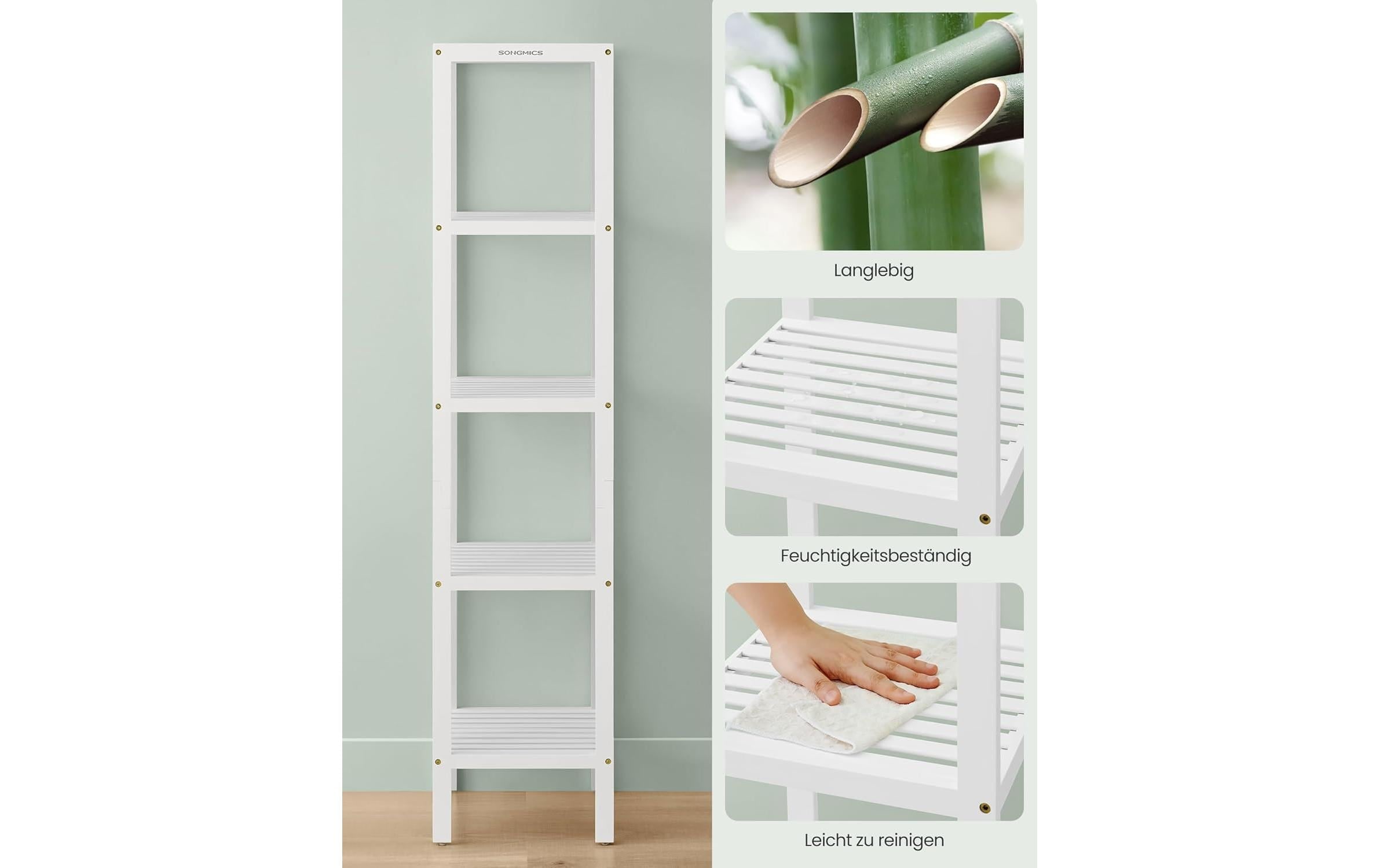 SONGMICS Regal »mit 5 Ebenen 33 x 33 x 146 cm«