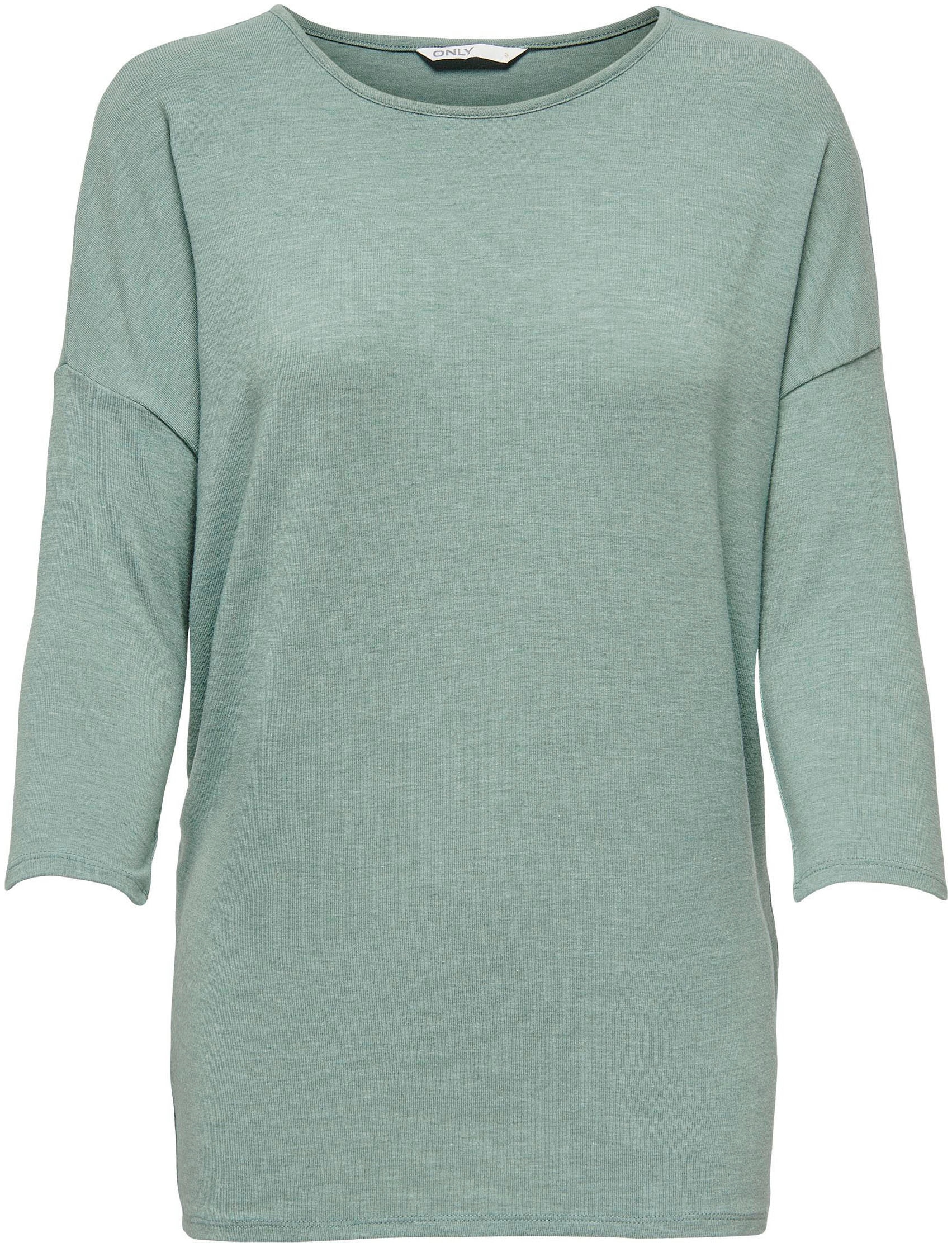 ONLY 3/4-Arm-Shirt »ONLGLAMOUR 3/4 TOP JRS NOOS« in lässiger Oversize-Form