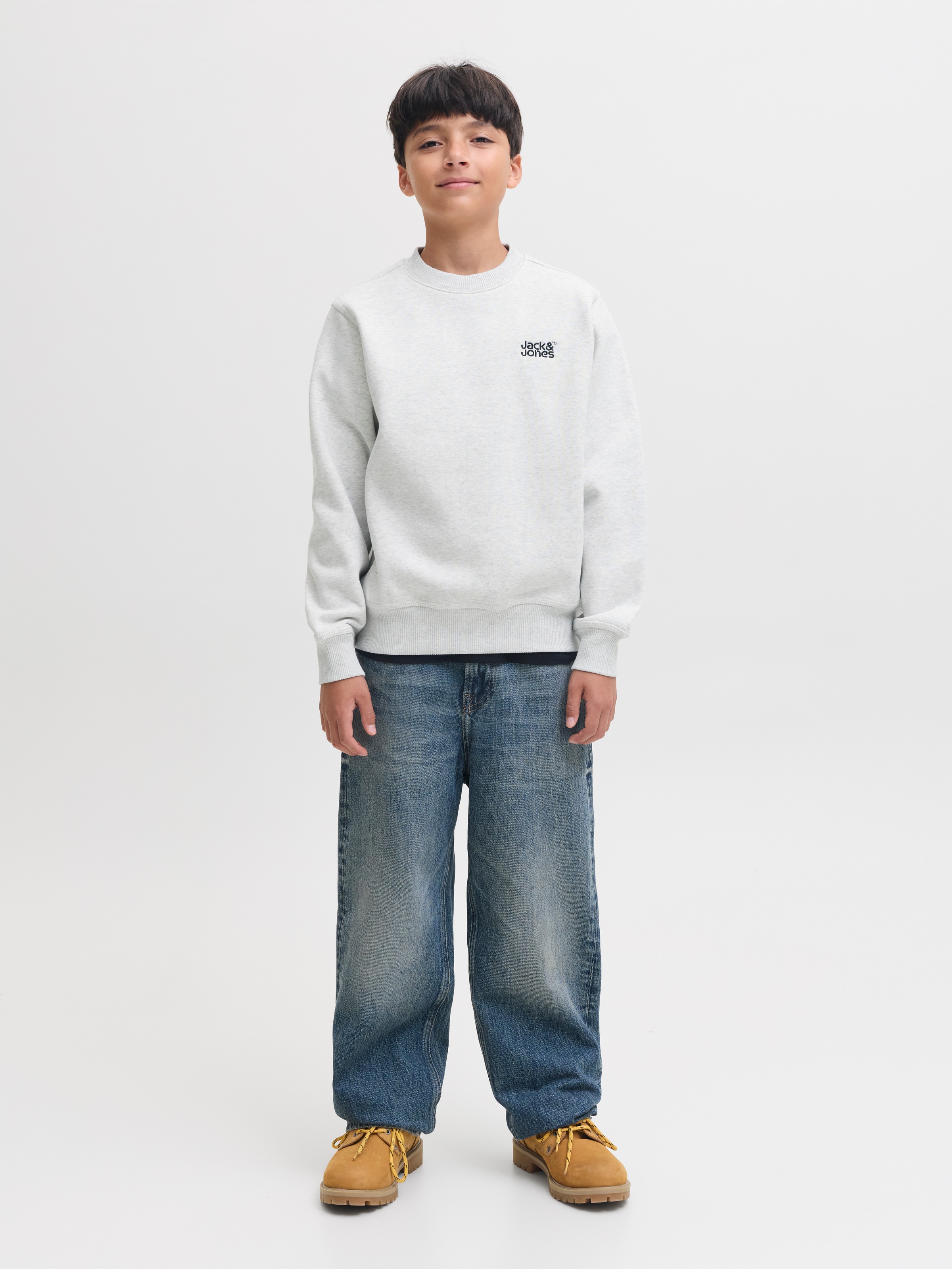 Jack & Jones Junior Sweatshirt »JJECOLTON SWEAT CREW NECK SN JNR«, Baumwollmischung, loose fit
