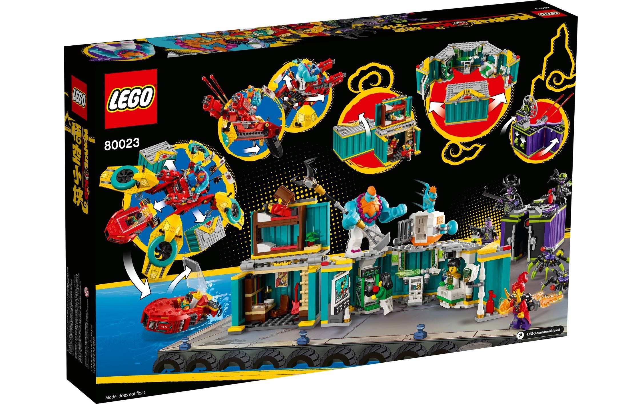 LEGO® Konstruktionsspielsteine »Monkie Kid Monkie Kids Hubschrauberdrohne 80023«