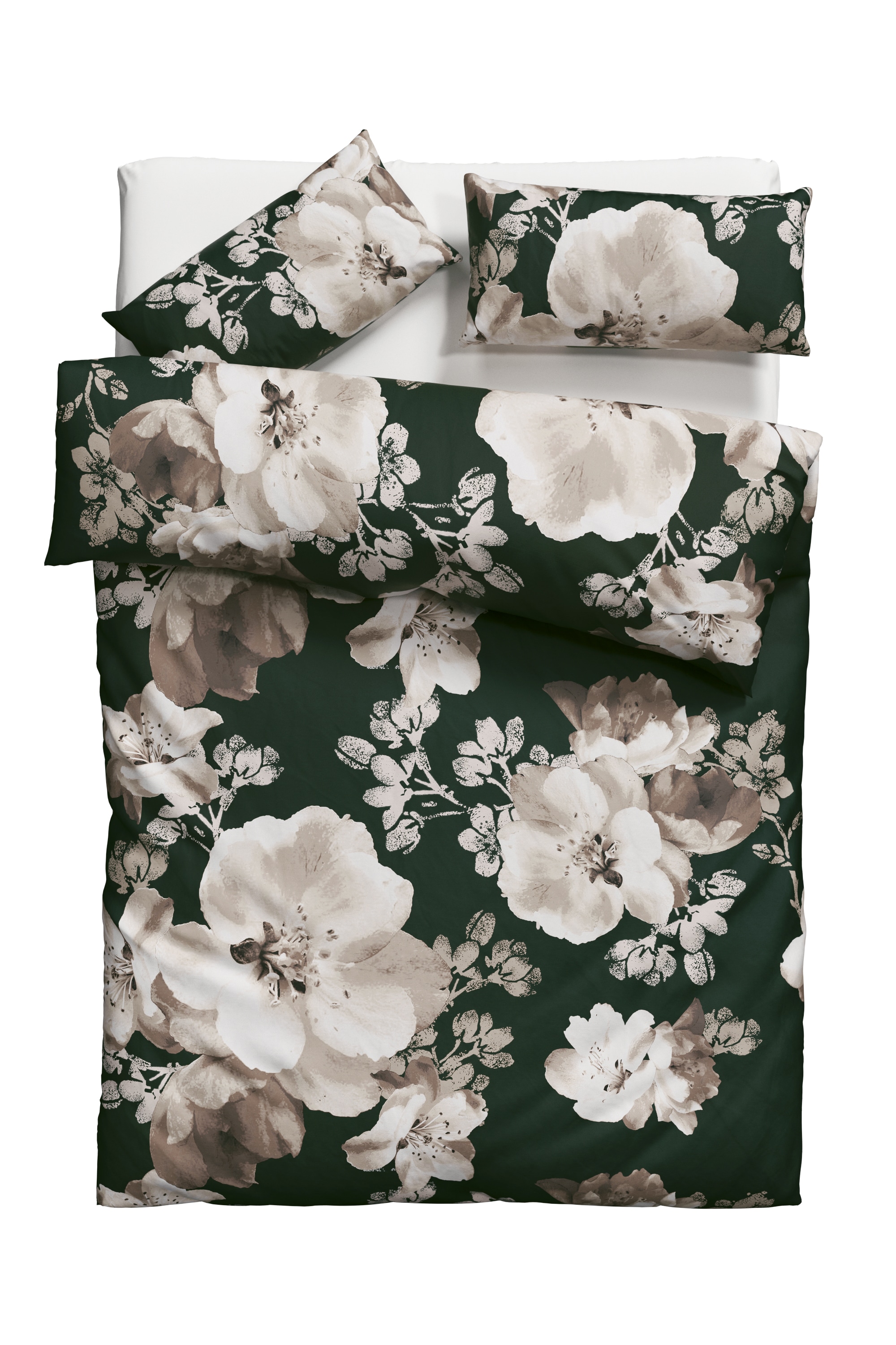 Home affaire Linge de lit »MELINA« 2 tlg. florale Bettwäsche mit Reissverschluss, ab Gr. 135x200 cm