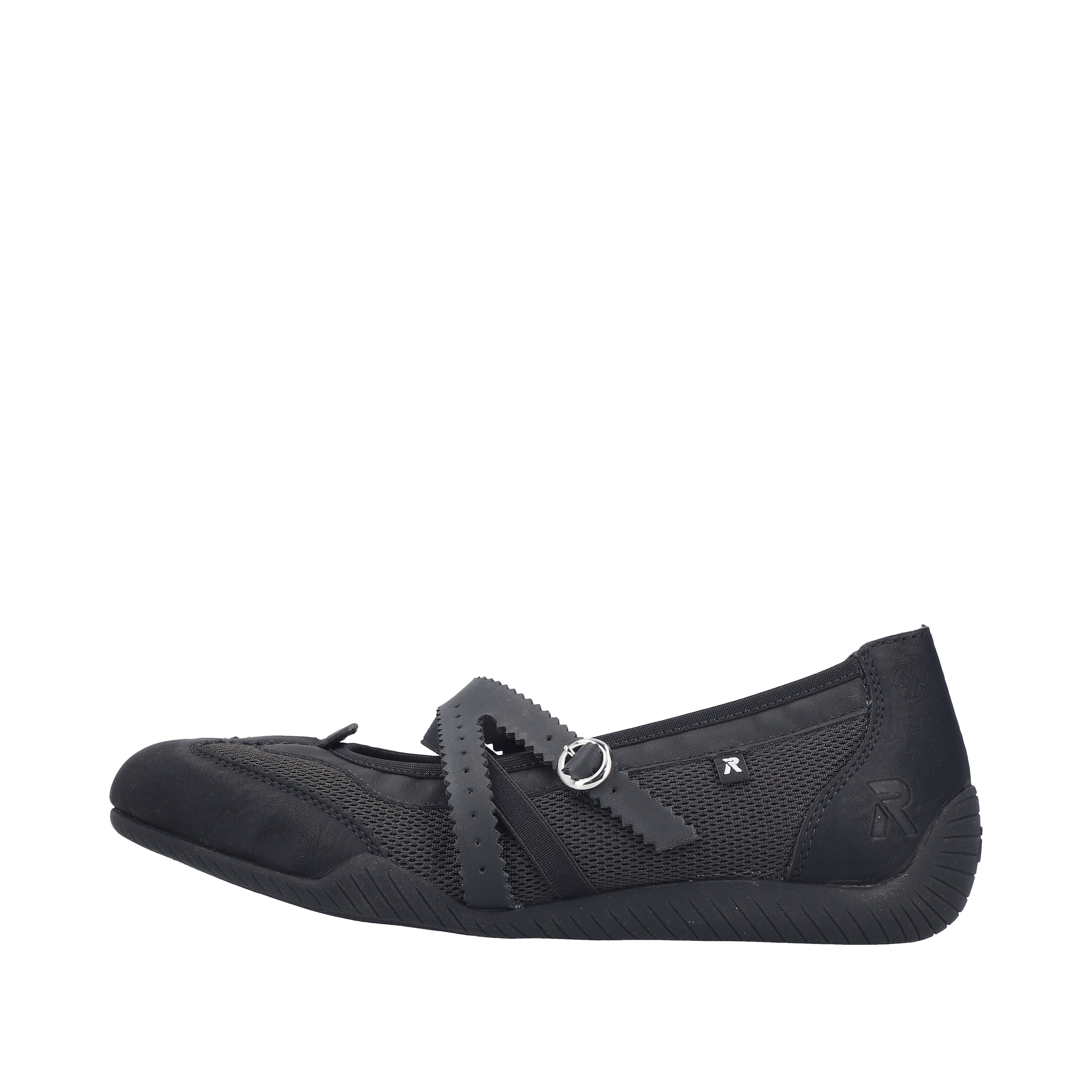 Rieker Ballerines à lanières  chaussure à enfiler, ballerines, mocassins avec insert en mesh