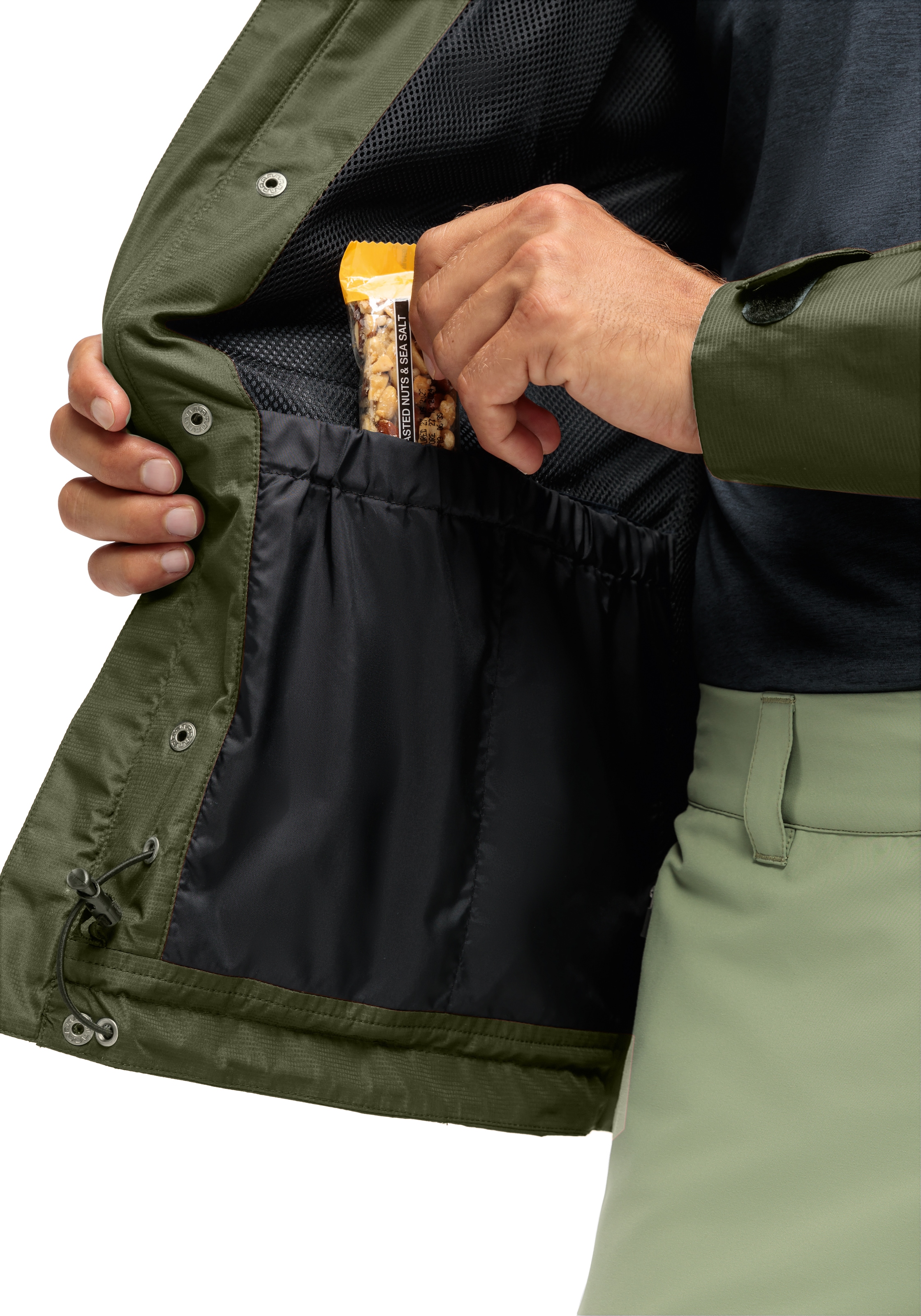 Maier Sports Veste d'extérieur »Abbenstein M« Herren Jacke wasserdicht, Funktionsjacke 2 Taschen aussen + Innentasche