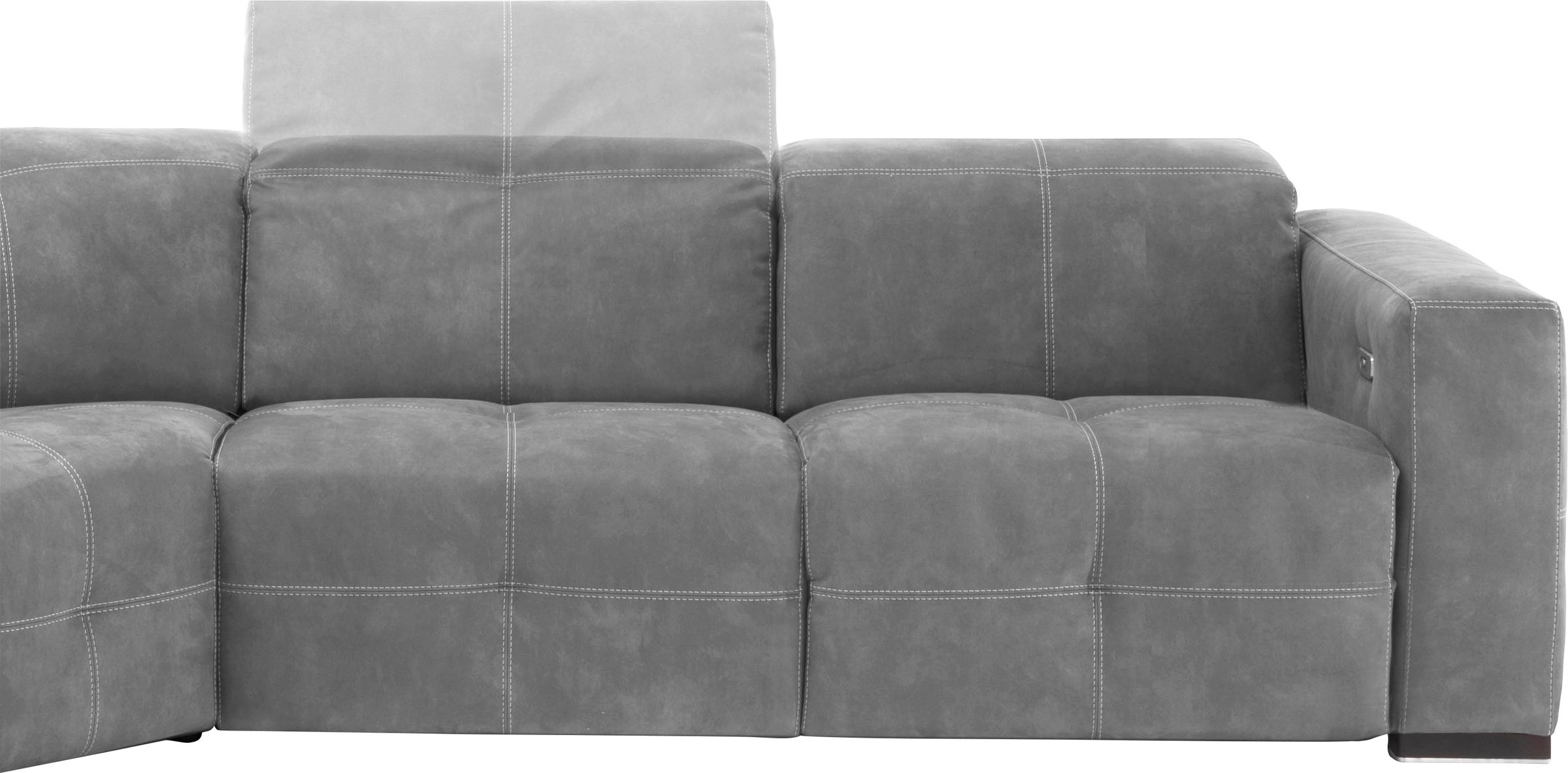 Egoitaliano Canapé d'angle »Sauvanne, Designsofa der Extraklasse, elegant und bequem« wahlweise mit elektrischer Relaxfunktion, Kopfteilverstellung