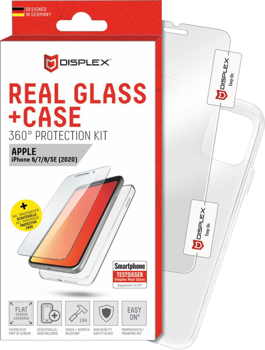 Displex Verre de protection d'écran »DISPLEX Real Glass Panzerglas für Apple iPhone 7/8/SE(2020) (4,7")« für Apple iPhone 6;Apple iPhone 7;Apple iPhone 8;Apple iPhone SE 2020