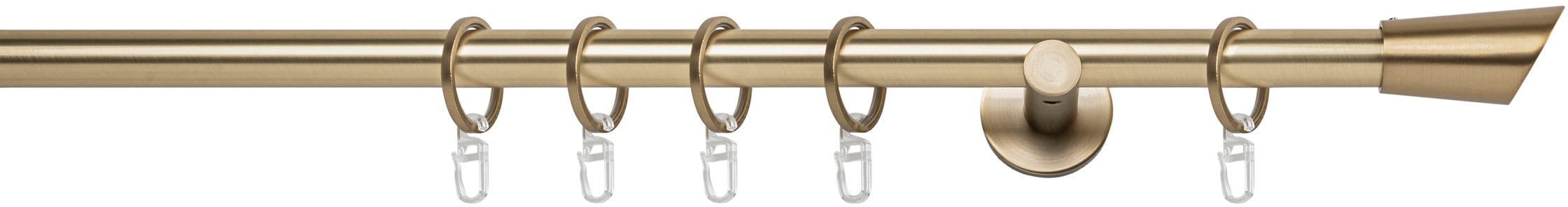 mydeco Tringle à rideaux »20mm Rag Wandträger 6,5 cm« 1 läufig-läufig Fixmass