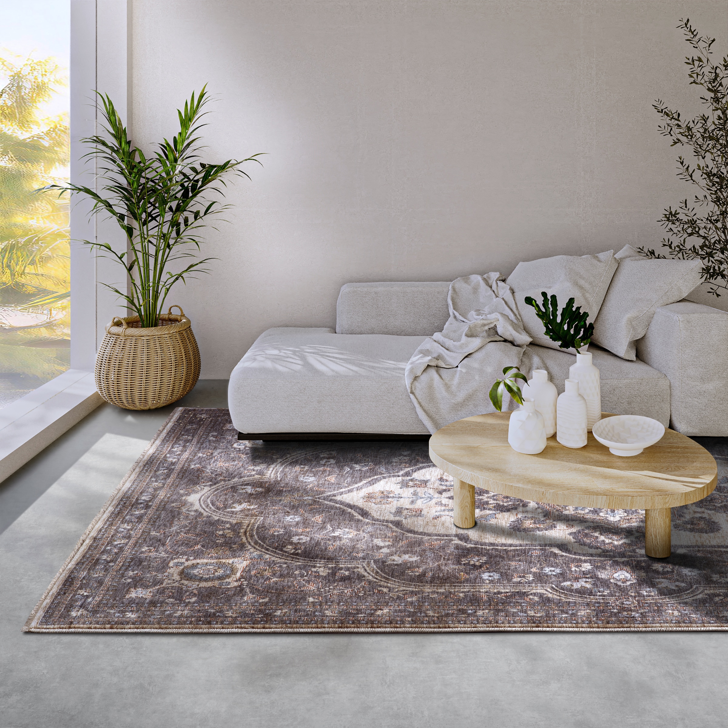 Villeroy & Boch Teppich »Renata« rechteckig 7 mm Höhe Läufer, Orientalisch, Fransen, Wohnzimmer, Schlafzimmer, Vintage