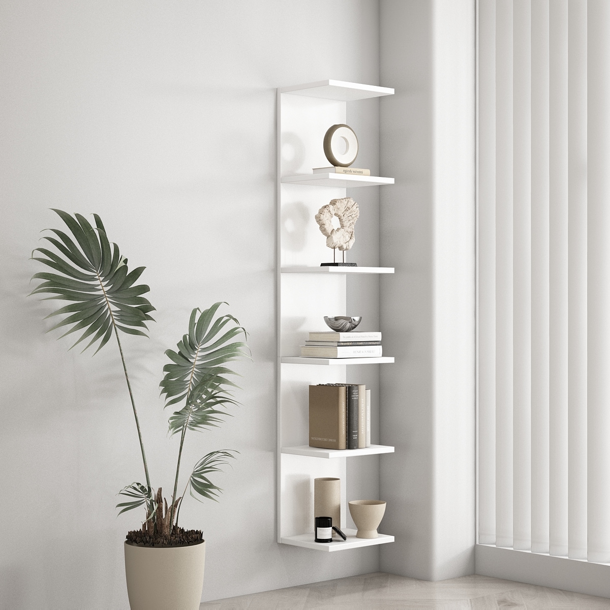GOODproduct Étagère murale »Moid« dekorativer Stauraum, Wandmontage