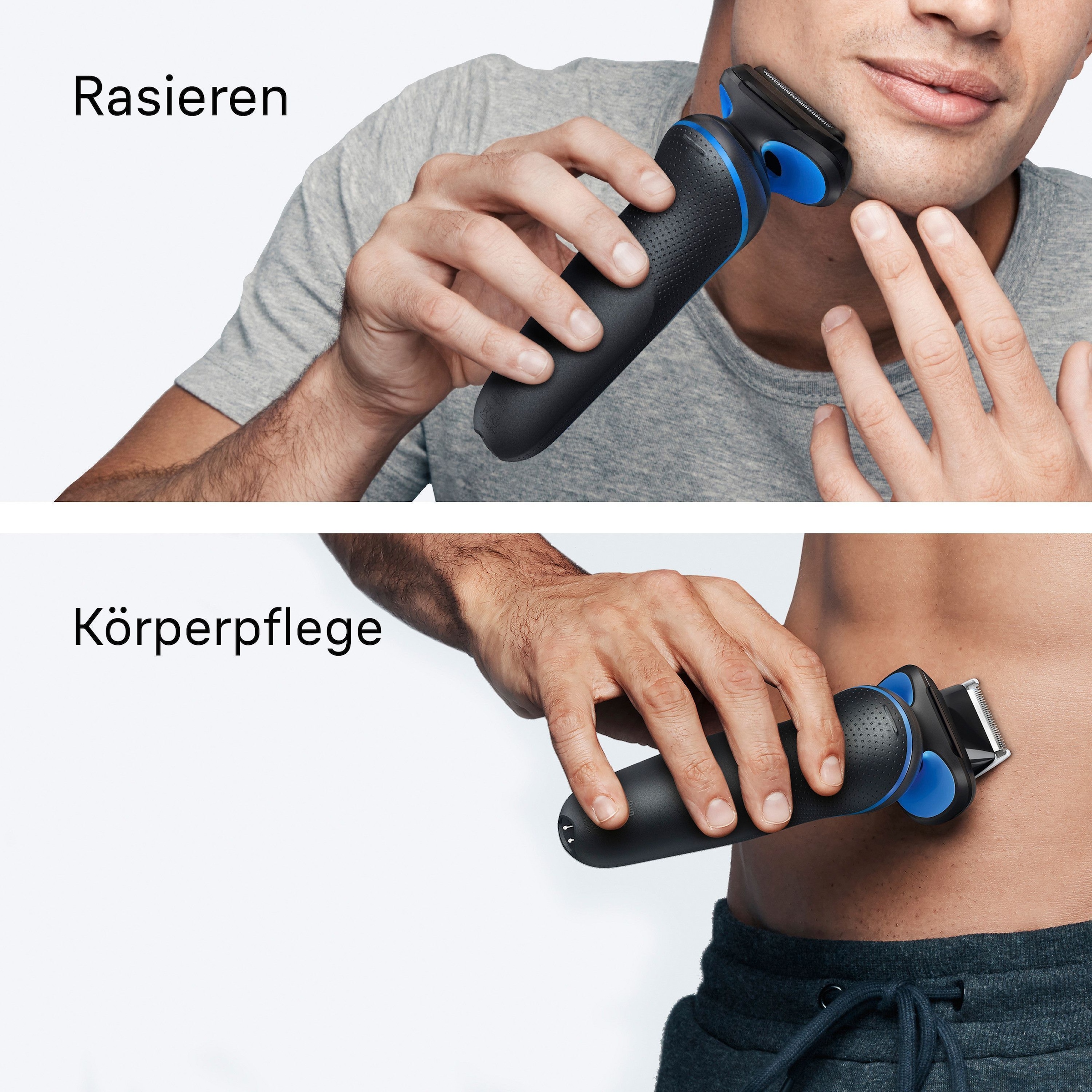 Braun Rasoirs électriques »Series 5 52-B1600s« 1 cuis Aufsätze 100% wasserdicht, Körperpflege-Aufsatz, Bis zu 50 Min, Made in Germany