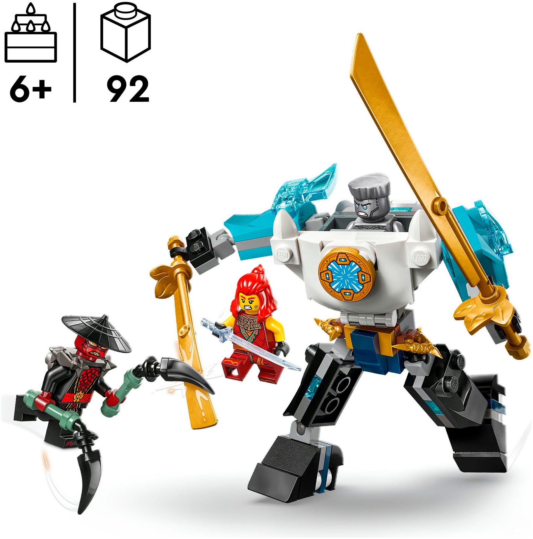 LEGO® Pions de construction »Zanes Action-Mech (71827), LEGO Ninjago« Made in Europe
