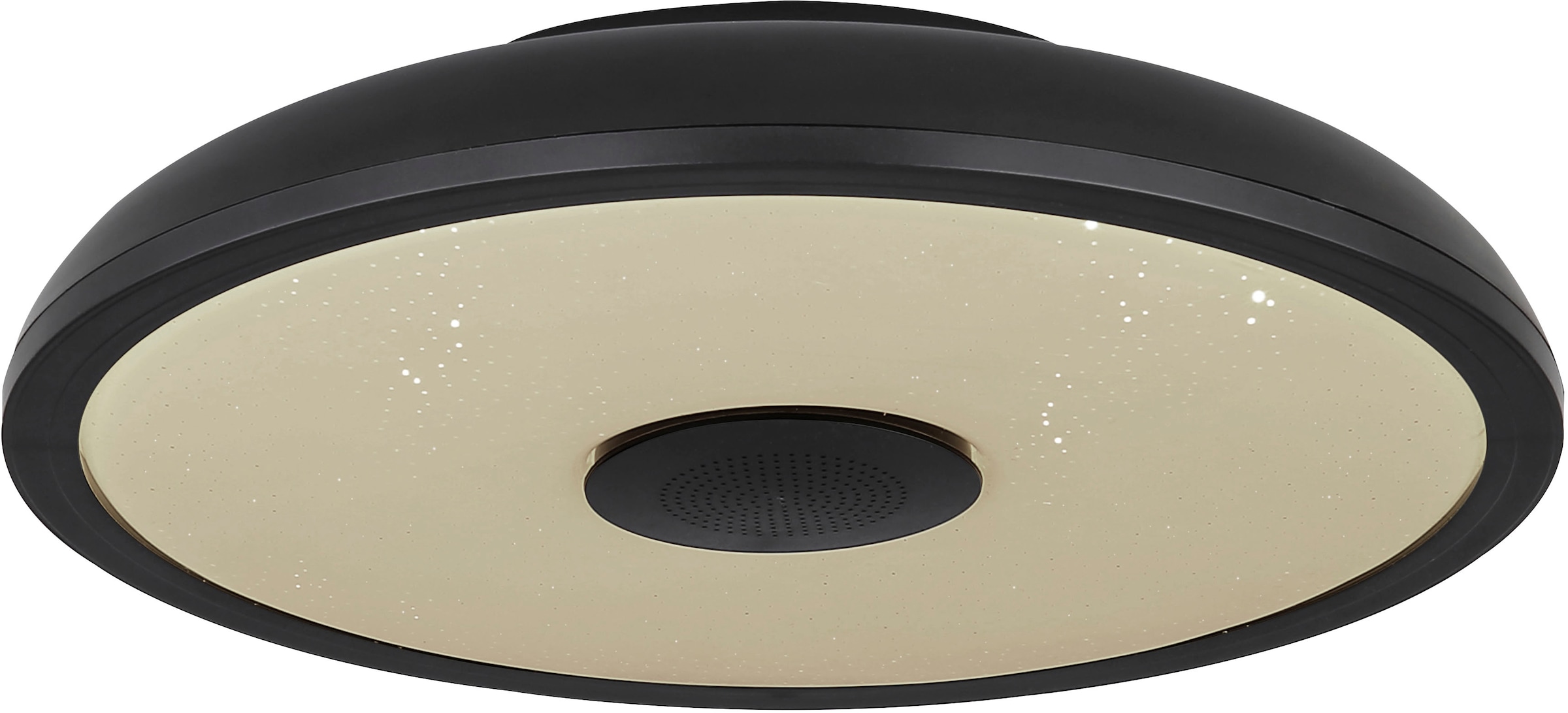 GLOBO LIGHTING LED Deckenleuchte »RAFFY« LED-Modul 1 Stk. warmweiss - kaltweiss Farbwechsel Rot-Grün-Blau, Lautsprecherfunktion