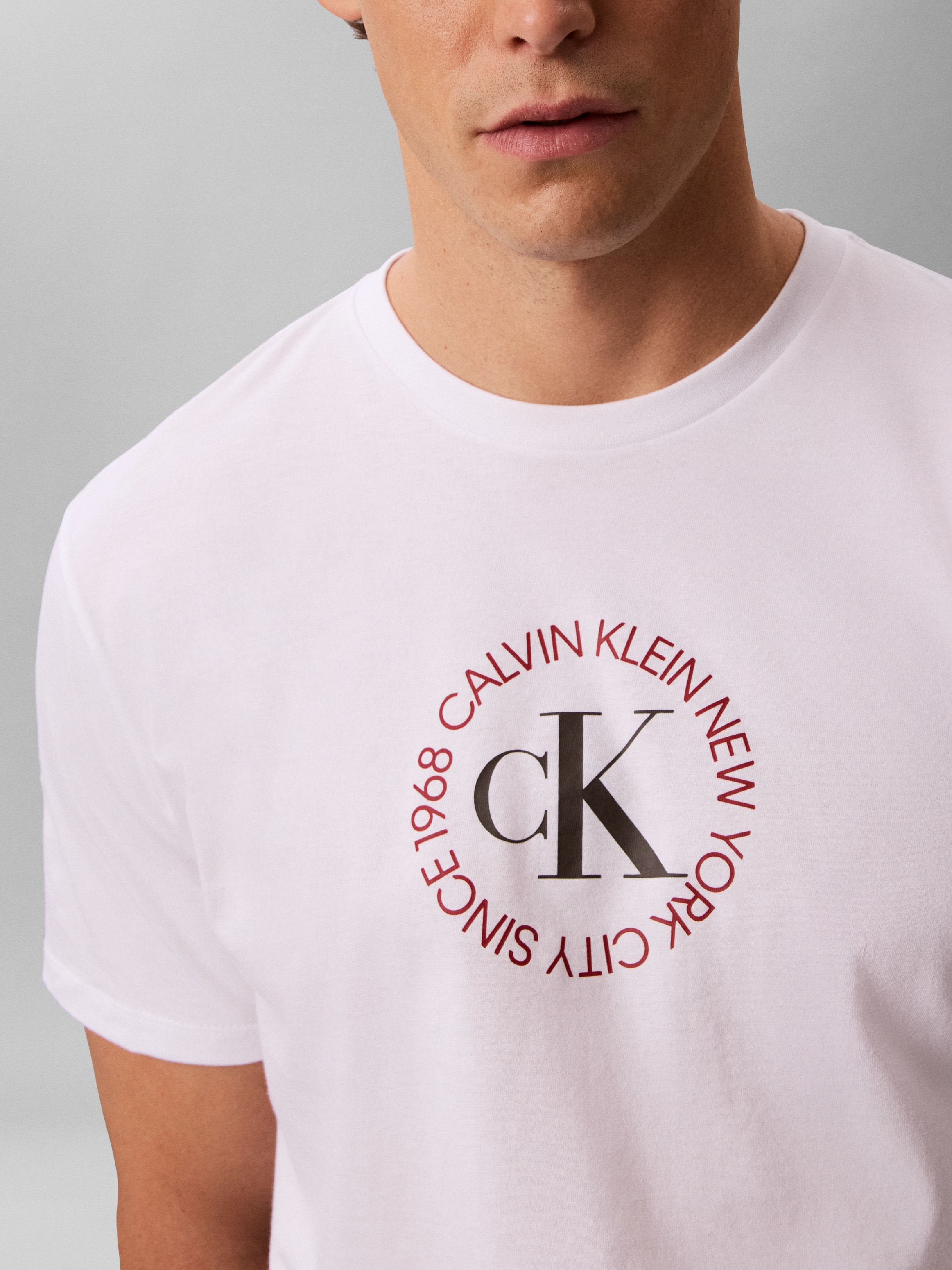 Calvin Klein Jeans T-shirt Regular fit mit Rundhalsausschnitt