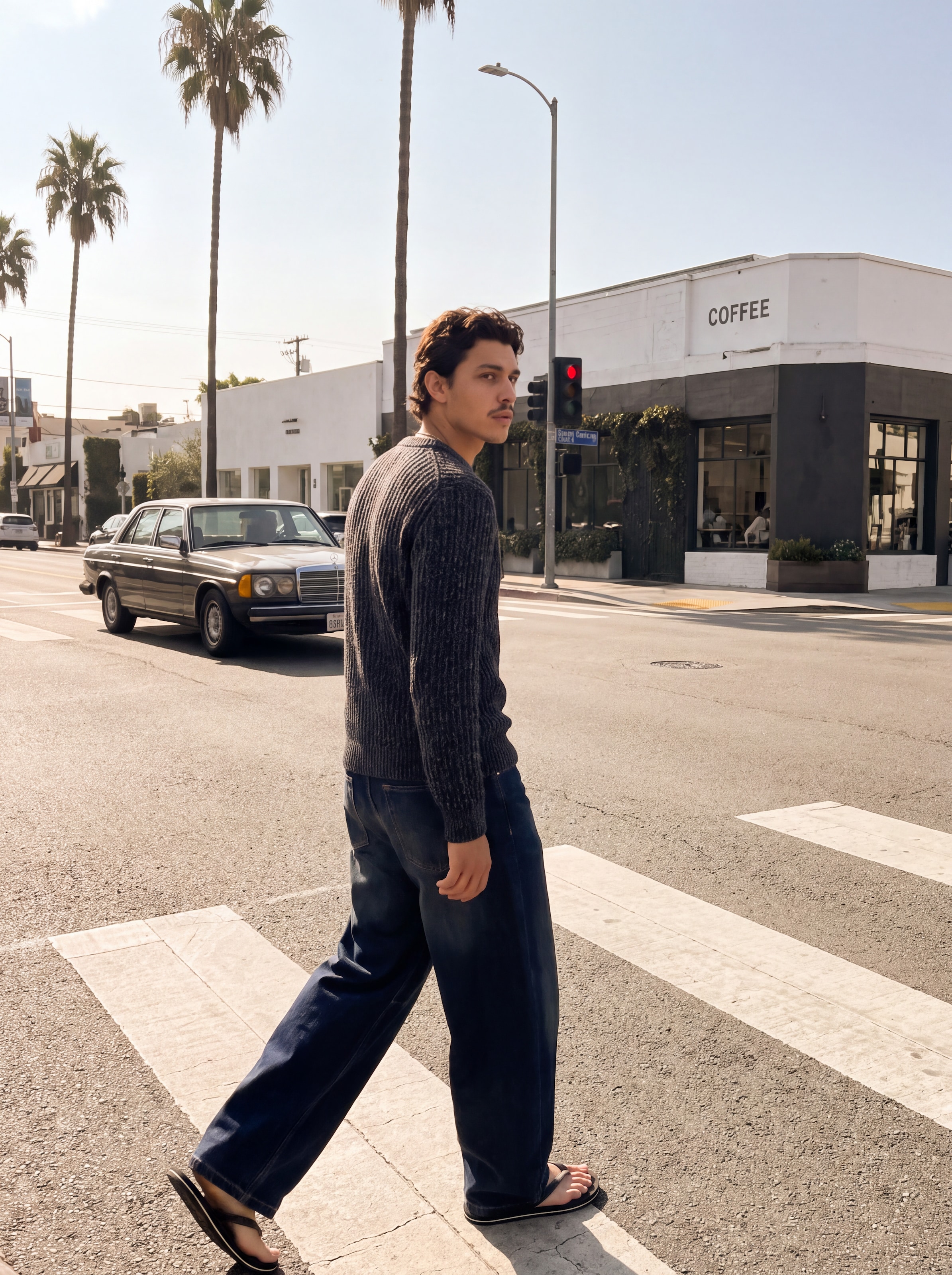 Jack & Jones Rundhalspullover »JJJAXON KNIT CREW NECK« Materialmix, normal geschnitten