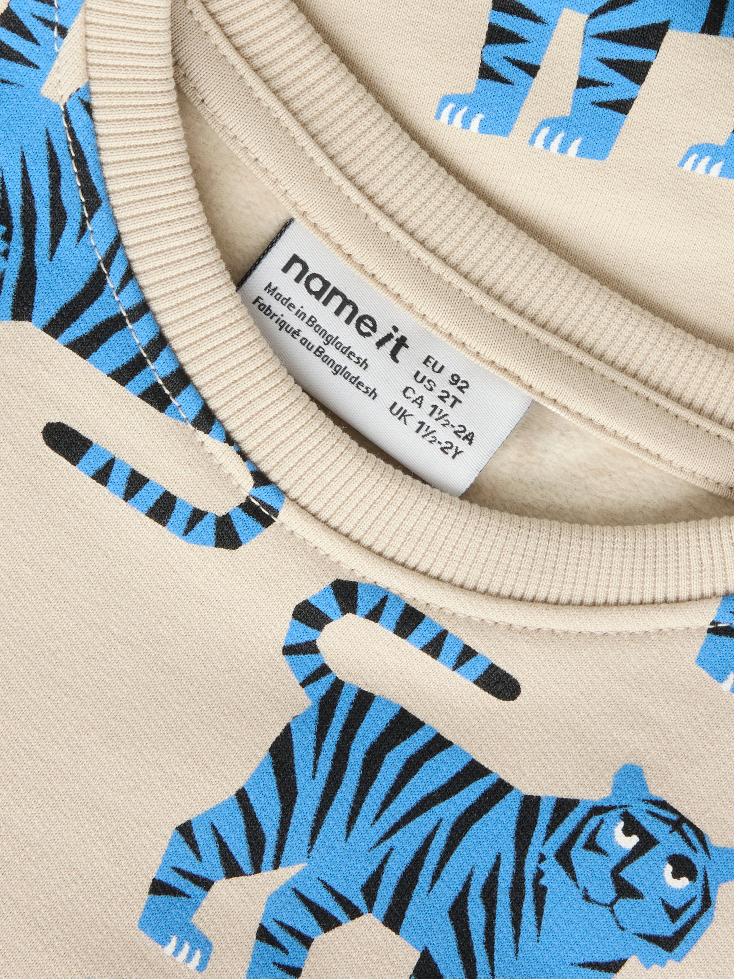 Name It 1100000002199 »NMMLARSON LS NREG SWE BRU«, Baumwolle, regular fit
