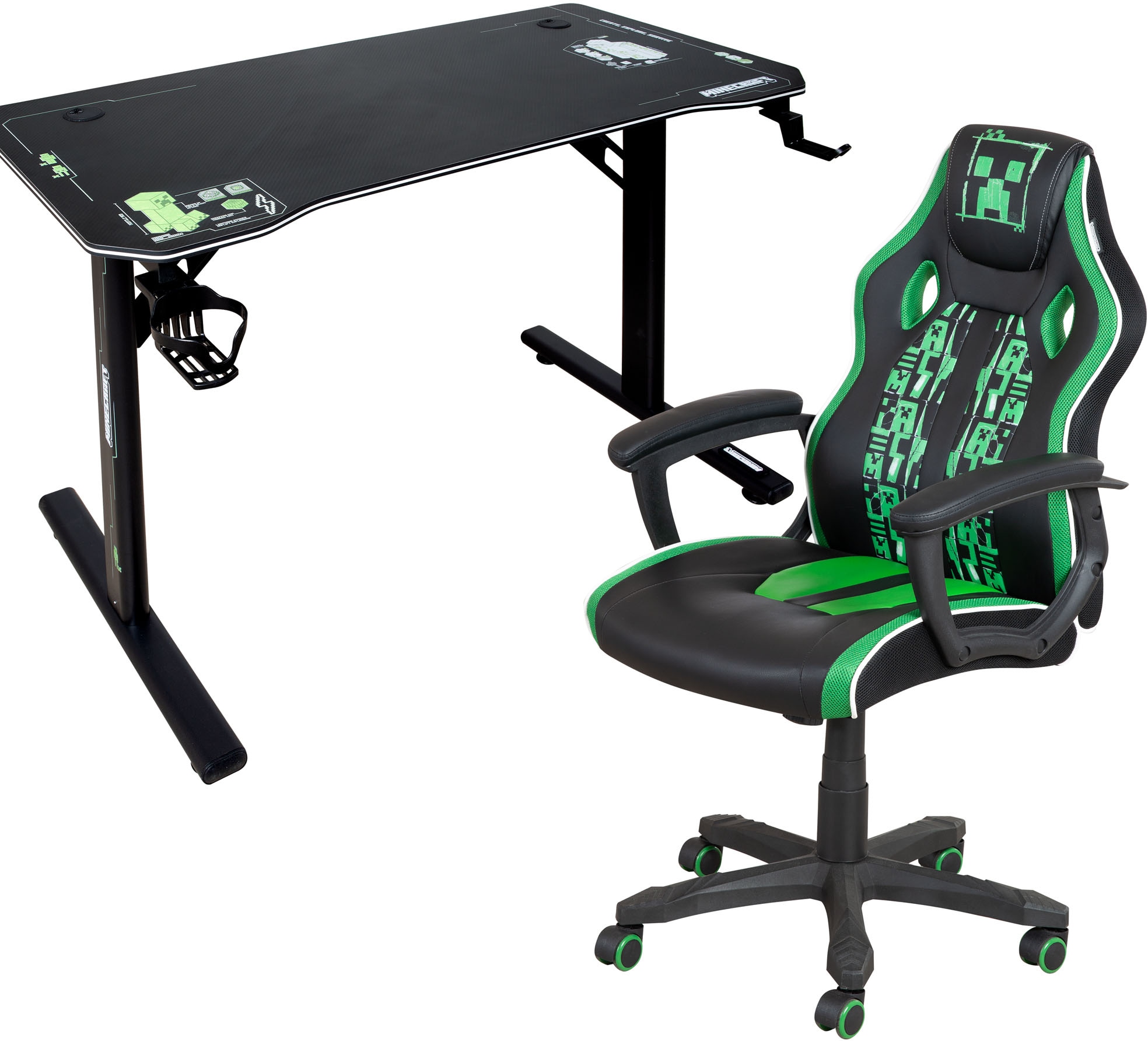 Phoenix Chaise de jeu () 1 cuisdétails verts, fauteuil de course