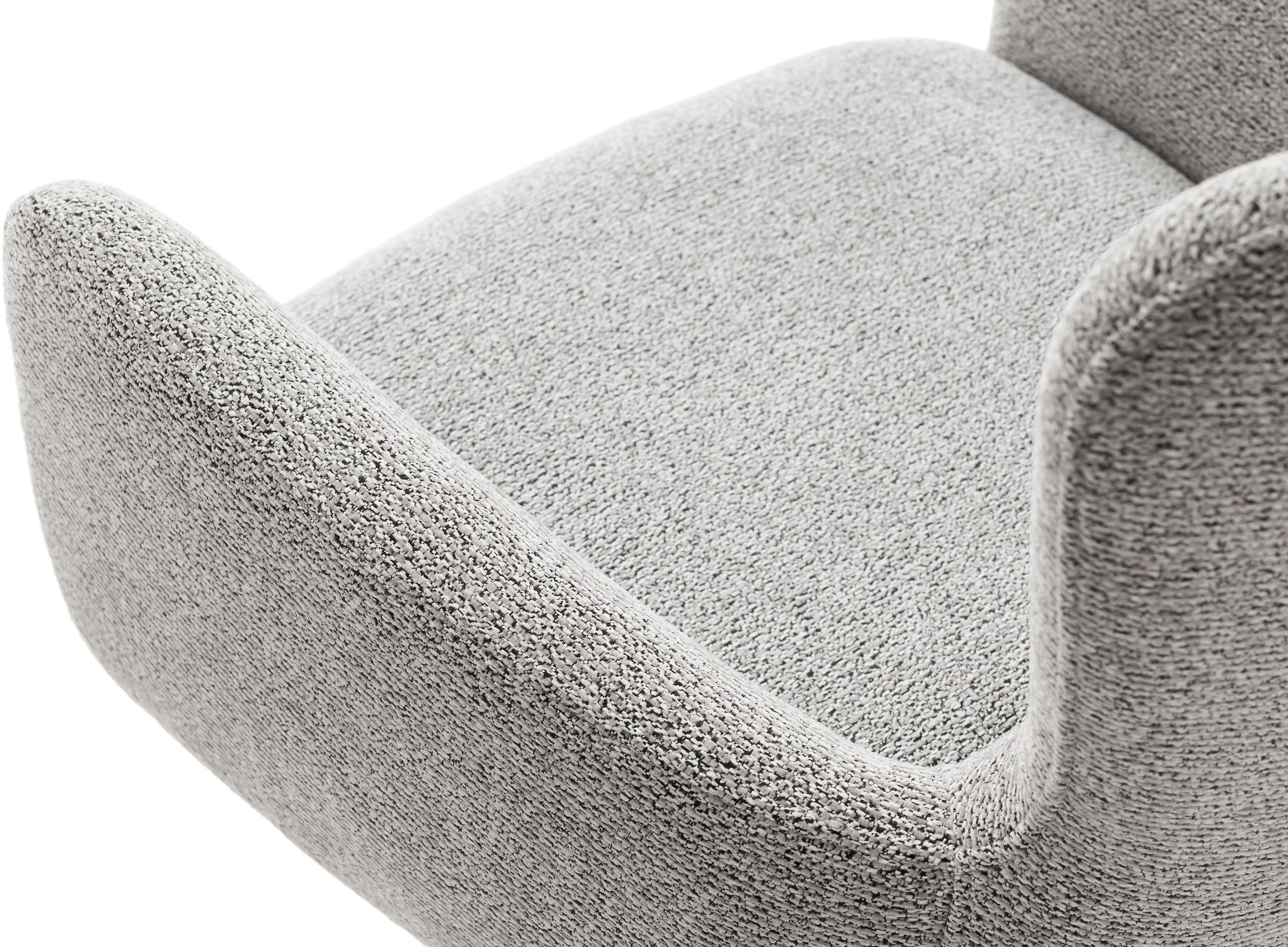 MCA furniture Chaise à 4 pieds (Ensemble) 2 cuisTaschenfederkern, 360° drehbar