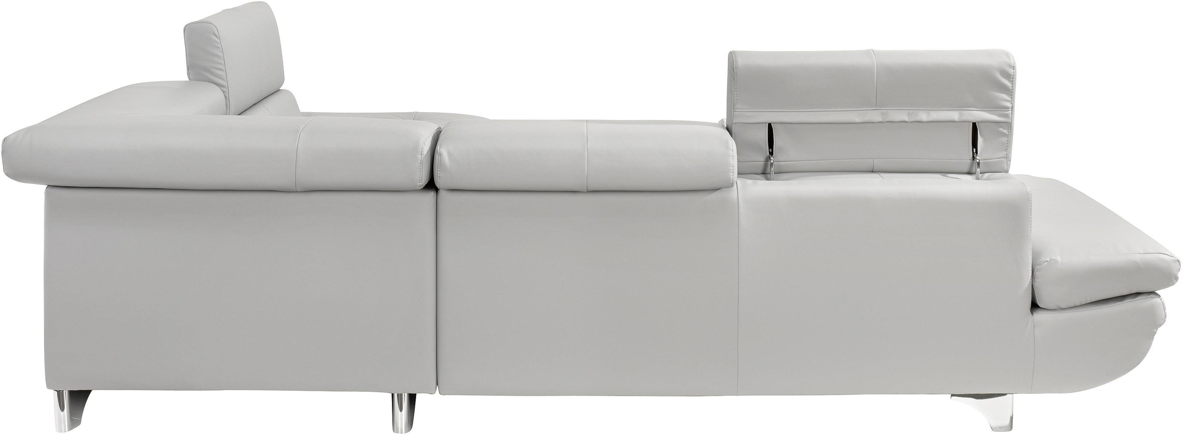 COTTA Ensemble rembourré »Enterprise L-Form« Set,  Set bestehend aus: Ecksofa mit Arm- & Kopfteilverstellung & Hocker