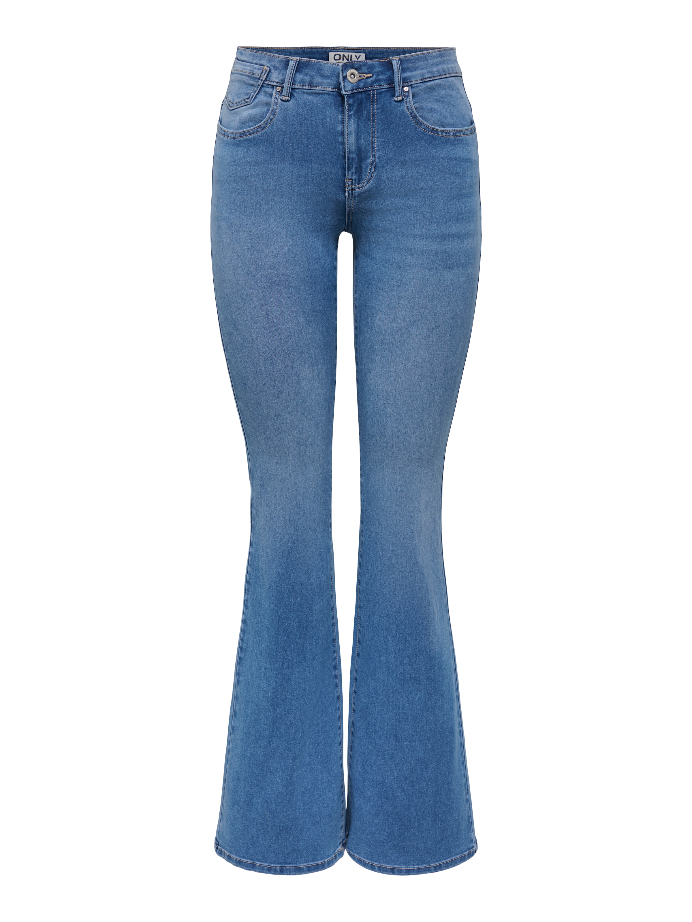 ONLY Jeans bootcut »ONLREESE REG RETRO FLARED DNM BOX« Mélange de matières, coupe bootcut