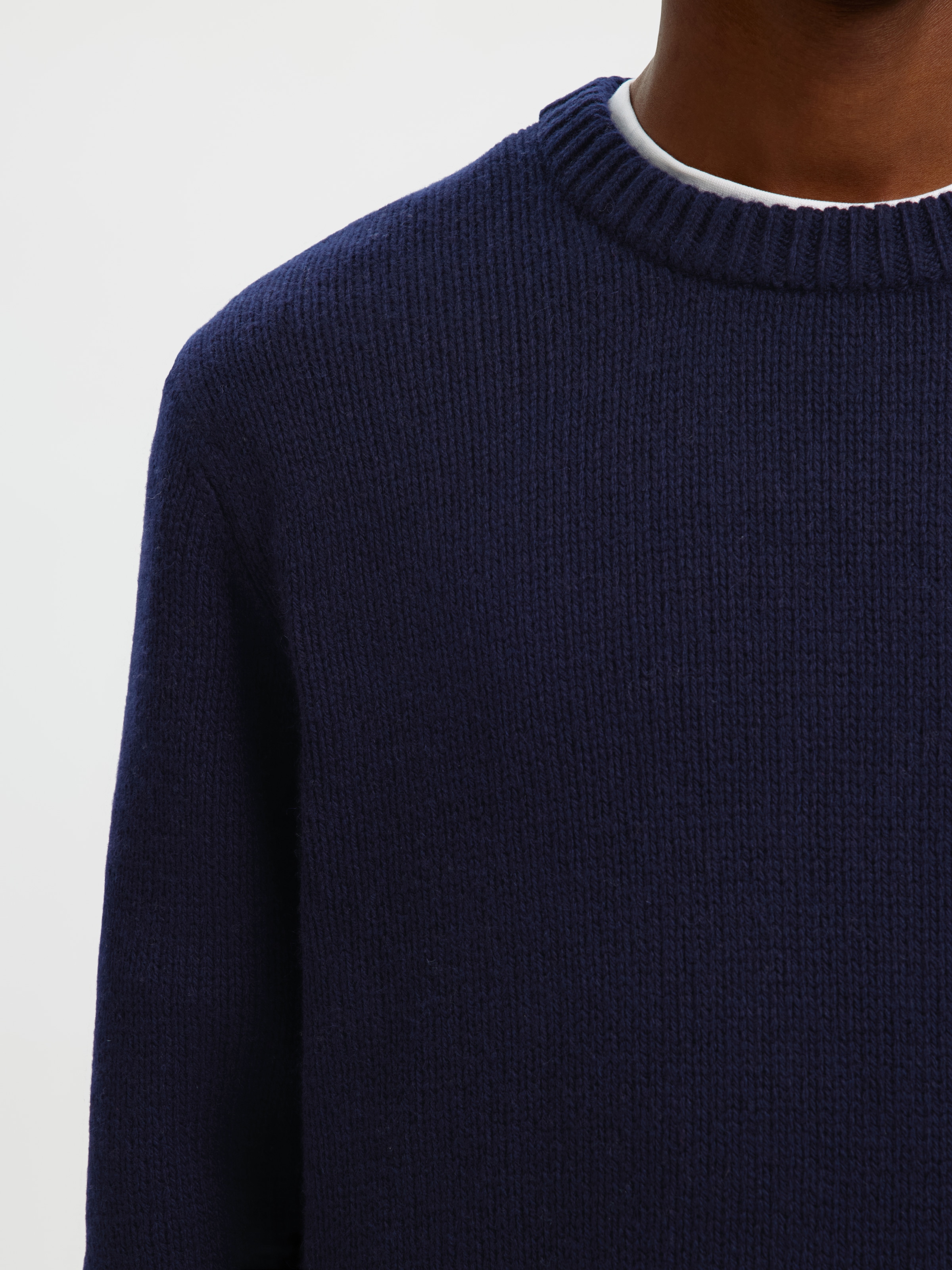 SELECTED Rundhalspullover »SLHCODY LS KNIT RELAXED CREW NECK NOOS«