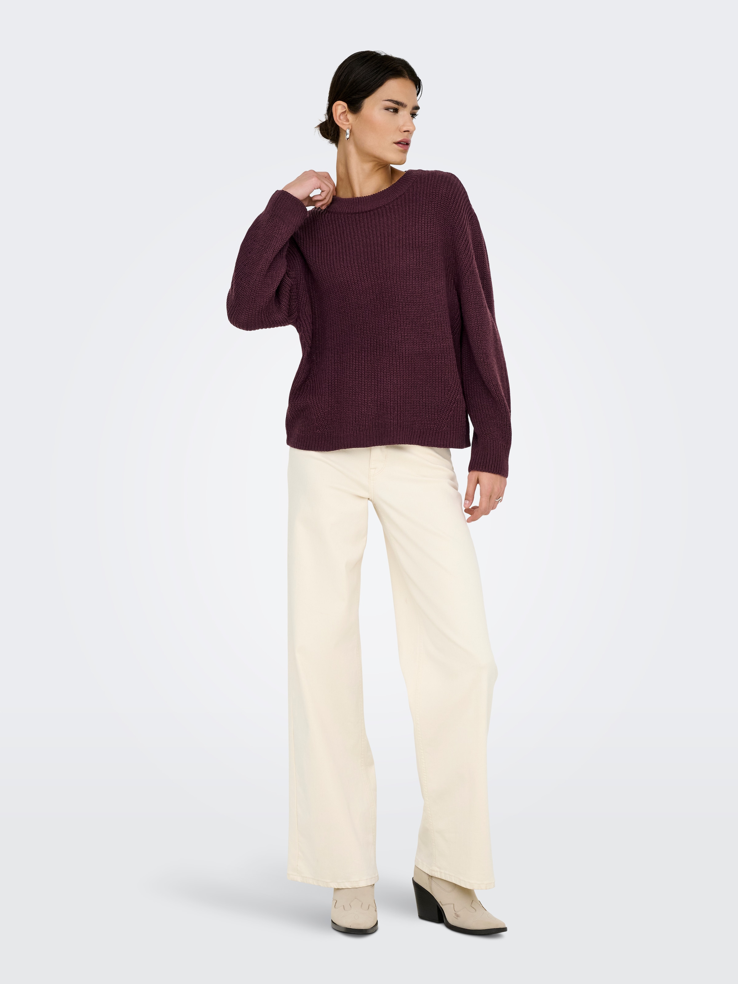 ONLY Strickpullover »ONLMILOUZ LS RIB PULLOVER KNT NOOS«