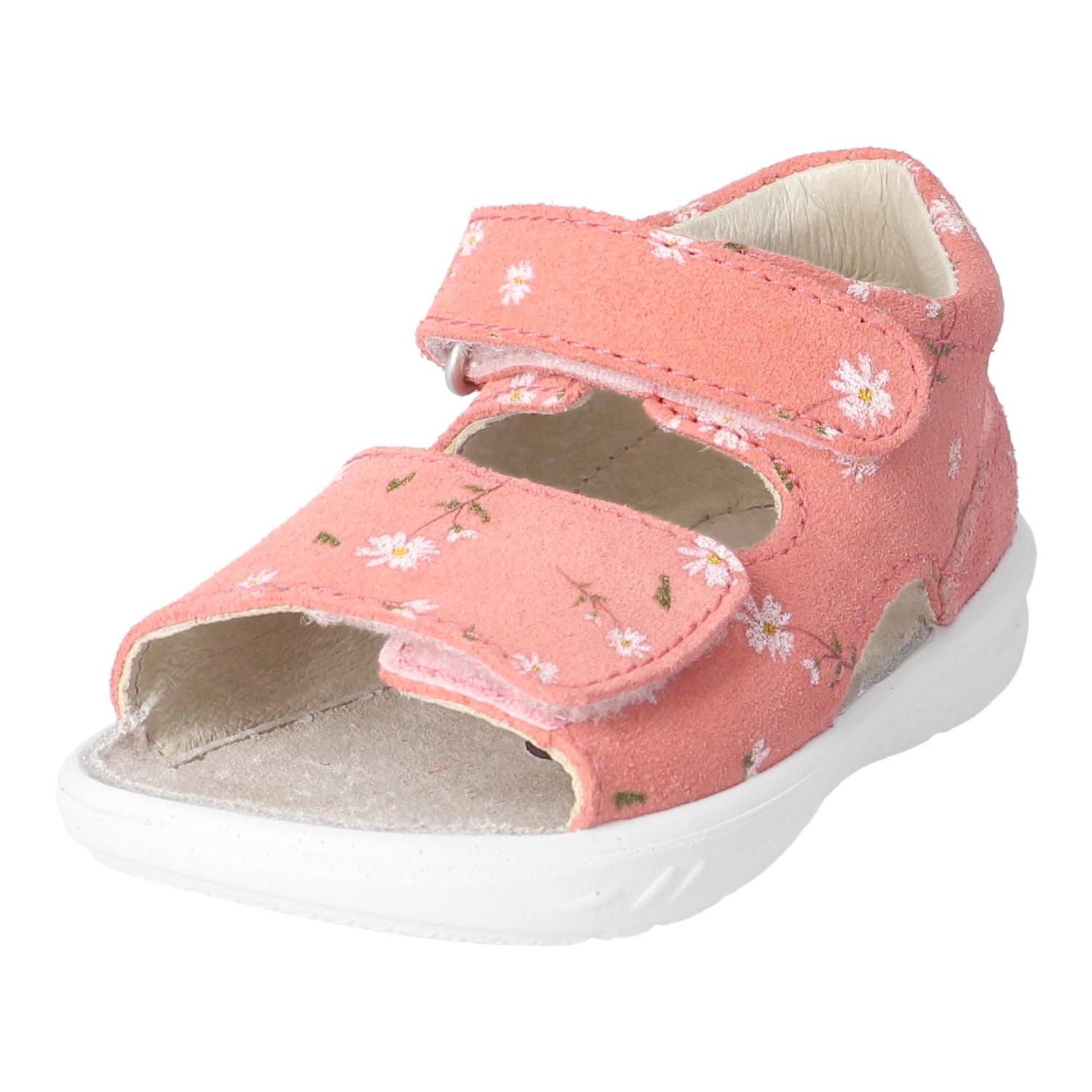 PEPINO by RICOSTA Lauflernschuh »Banu WMS: mittel«  Sandalette mit Klett und Animal Print, Grössenschablone zum Download