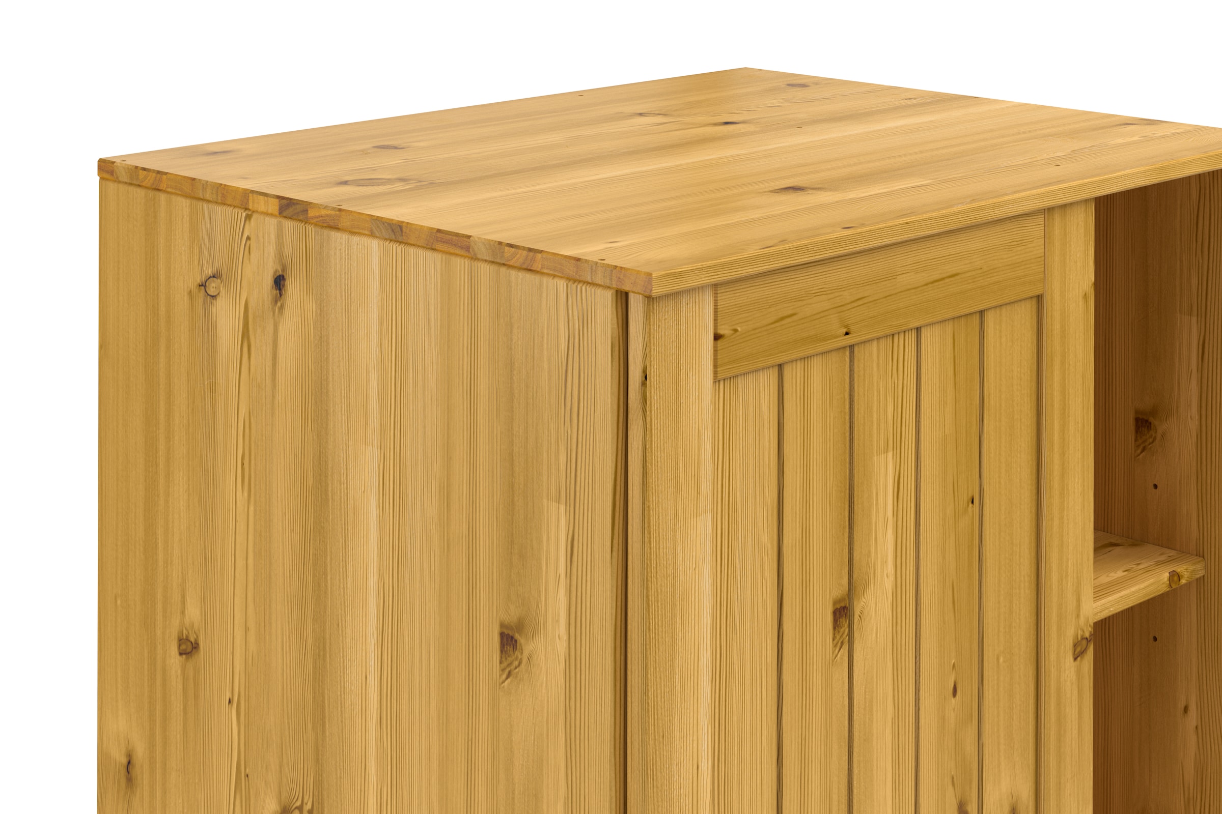 Home affaire Armoire haute »Alby2« Mit Metallgriffen, Breite 75 cm